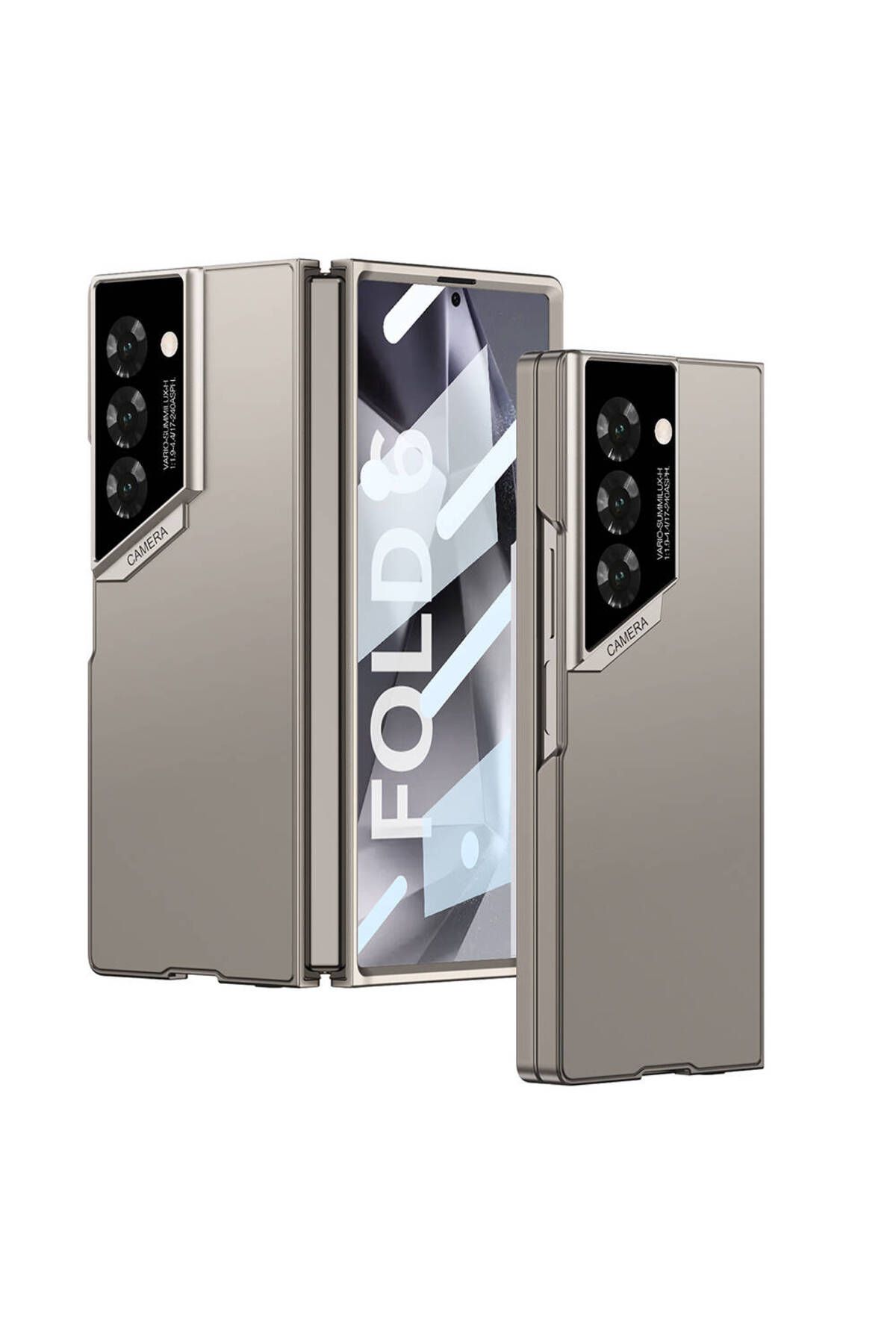 Megafox Teknoloji Samsung Galaxy Z Fold 6 Uyumlu Kılıf Ultra İnce Kamera Korumalı Sert Rubber Zore 3. Seri Procase Ka