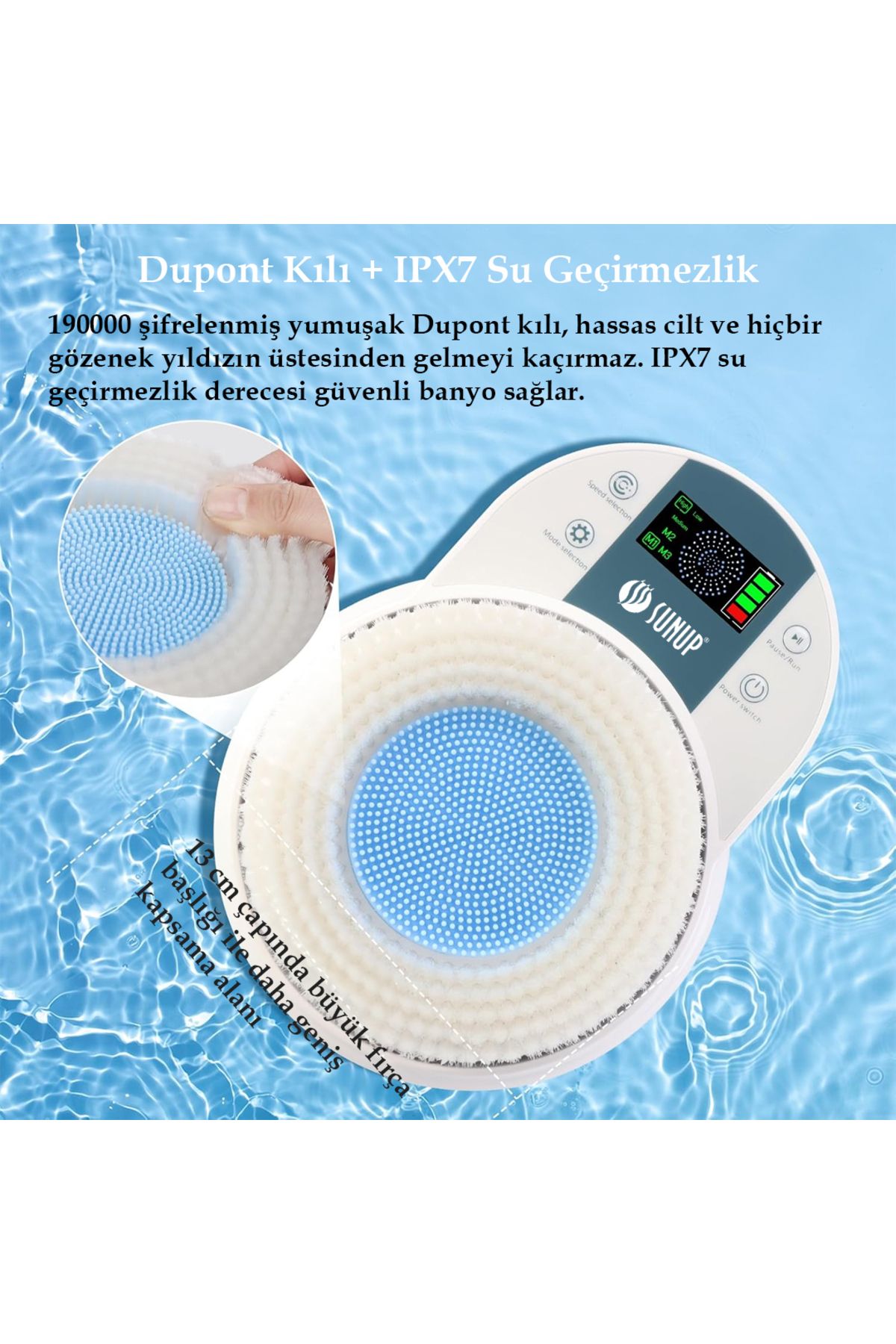 Monte Lua Sunup, Otomatik Sırt Keseleme Ovalama Yıkama Makinesi Duvara Monteli, Elektrikli Sırt Peeling