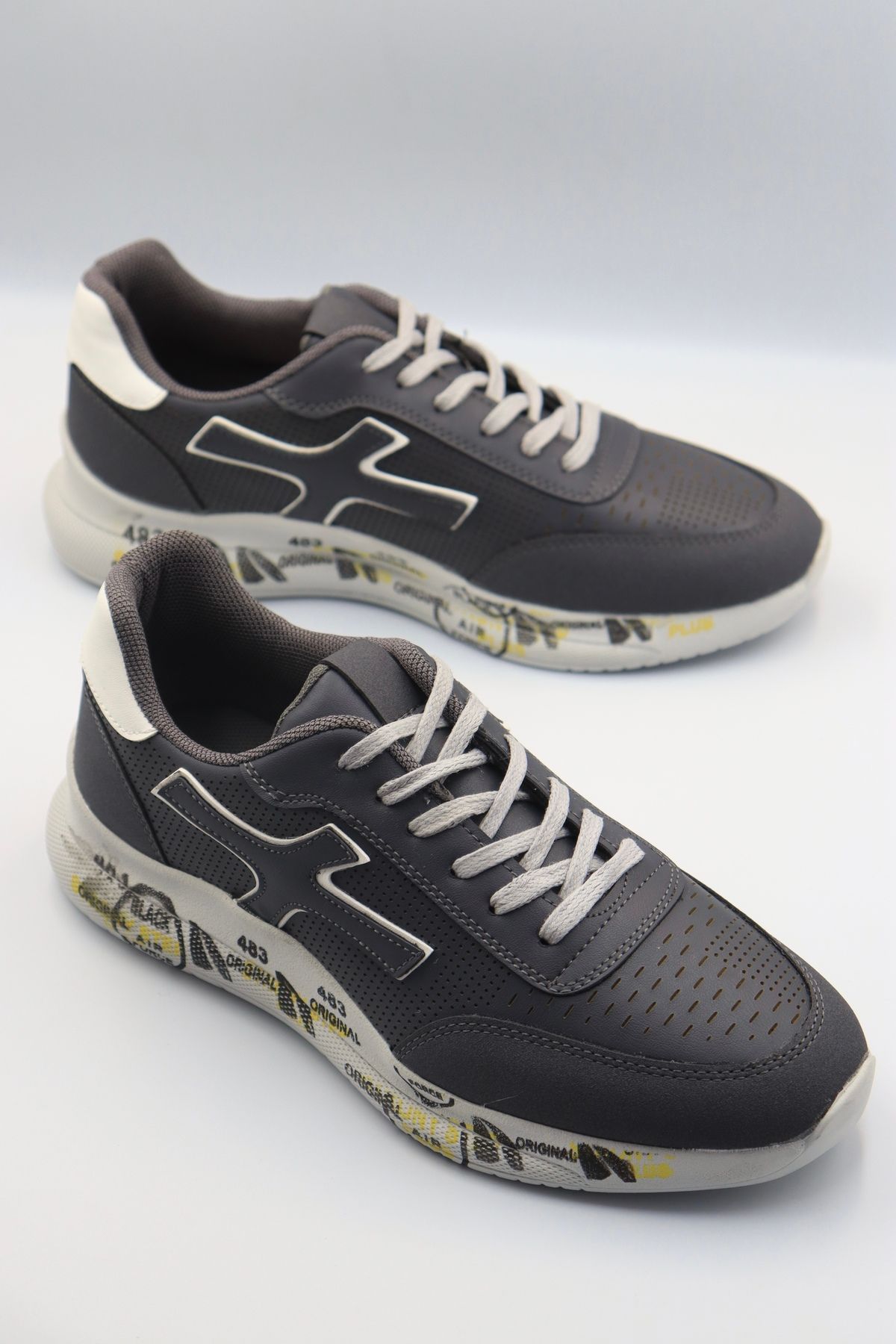 Krest Erkek Sneaker Gri Ayakkabı