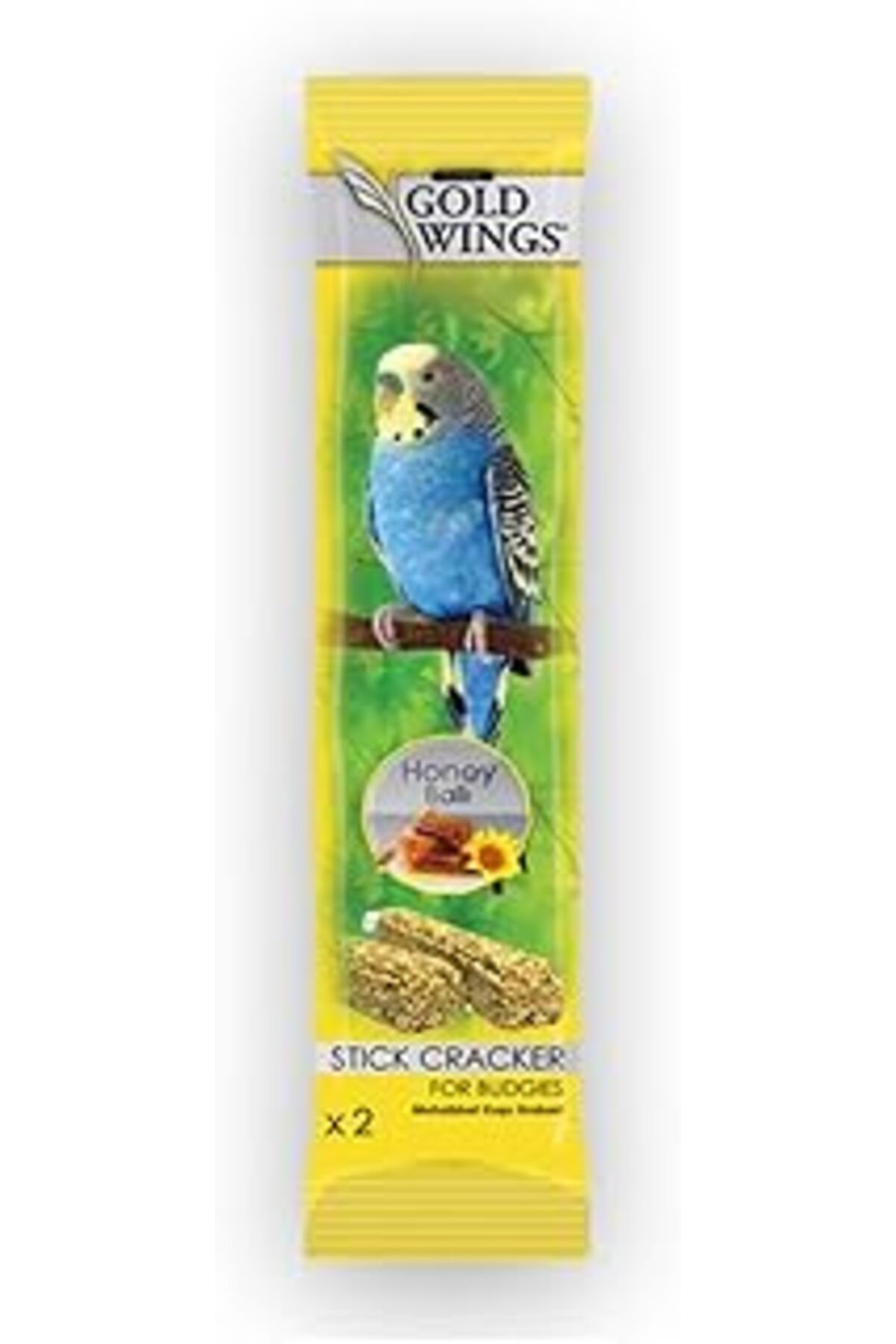 Mu Art Ahşap Gold Wings Classic Ballı Muhabbet Krakeri, 2'Li