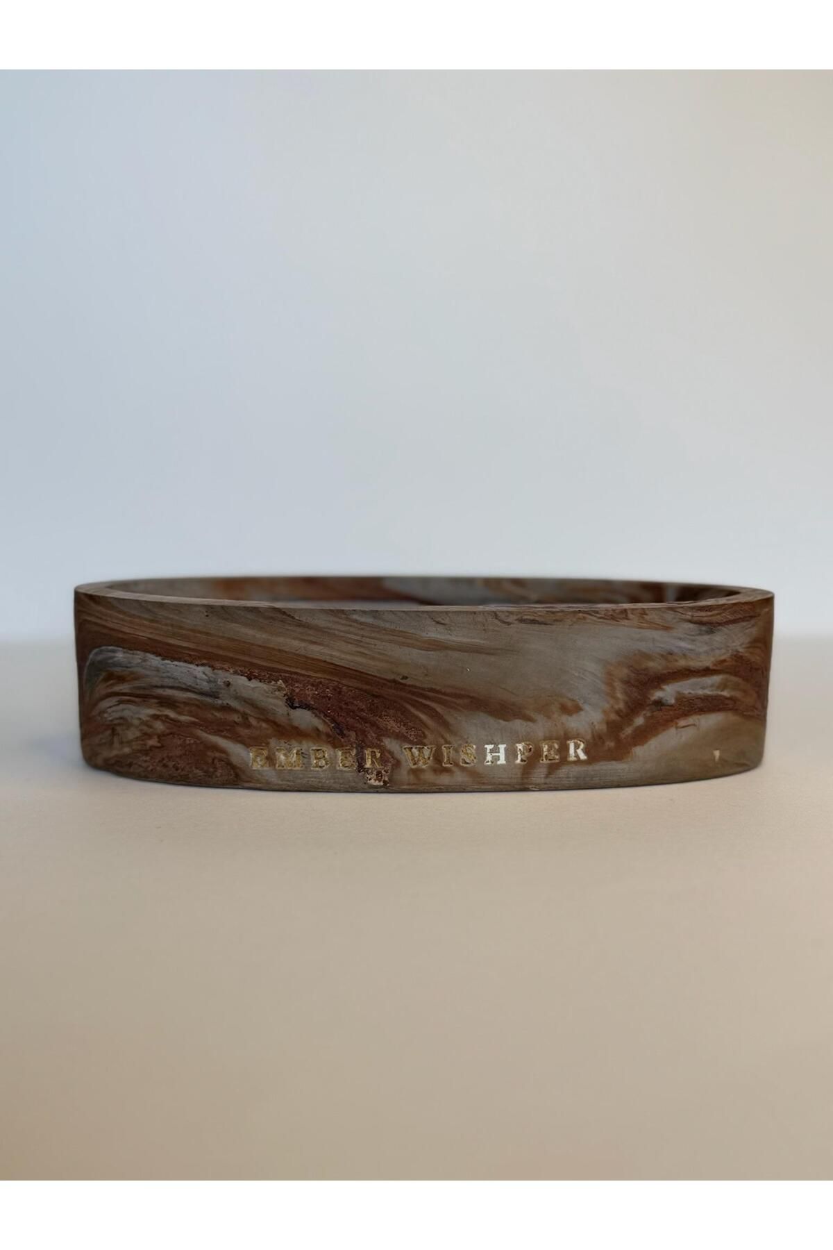 Handmade %100 Doğal Soya Balmumu El Yapımı Lüks Mum – Sandalwood Cloud Kokulu – Kayık Form – 480 gr