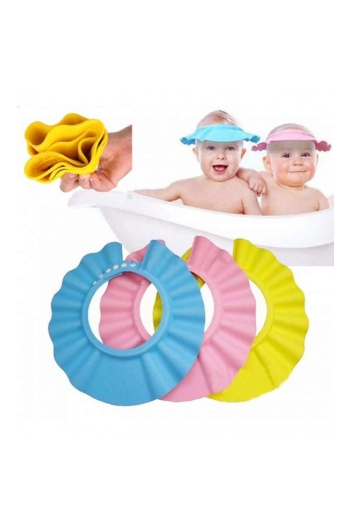 sesengo Bebek Banyo Şapkası Pembe