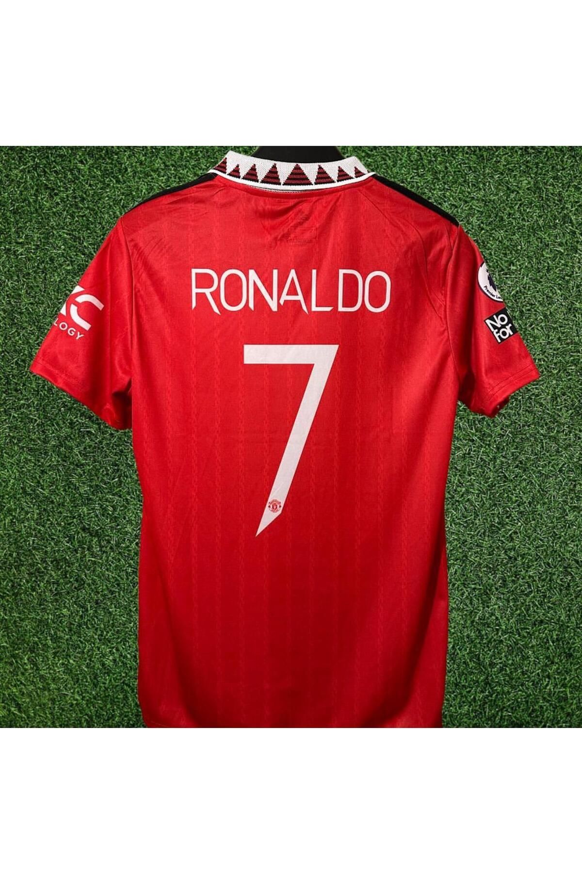 BARBITOS M.united Ronaldo polo yaka 2022/23 sezon kırmızı iç saha forması