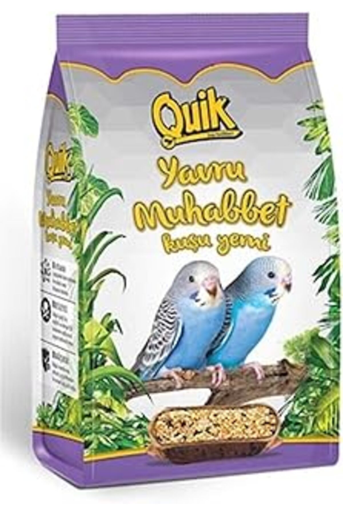 Mu Art Ahşap Quik Junior Yavru Muhabbet Kuşu Yemi 400G