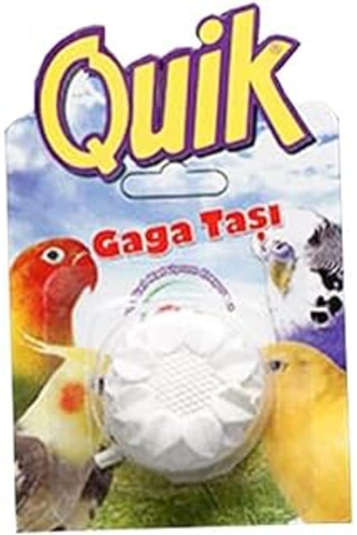 Mu Art Ahşap Quik Kuşlar İçin Gaga Taşı