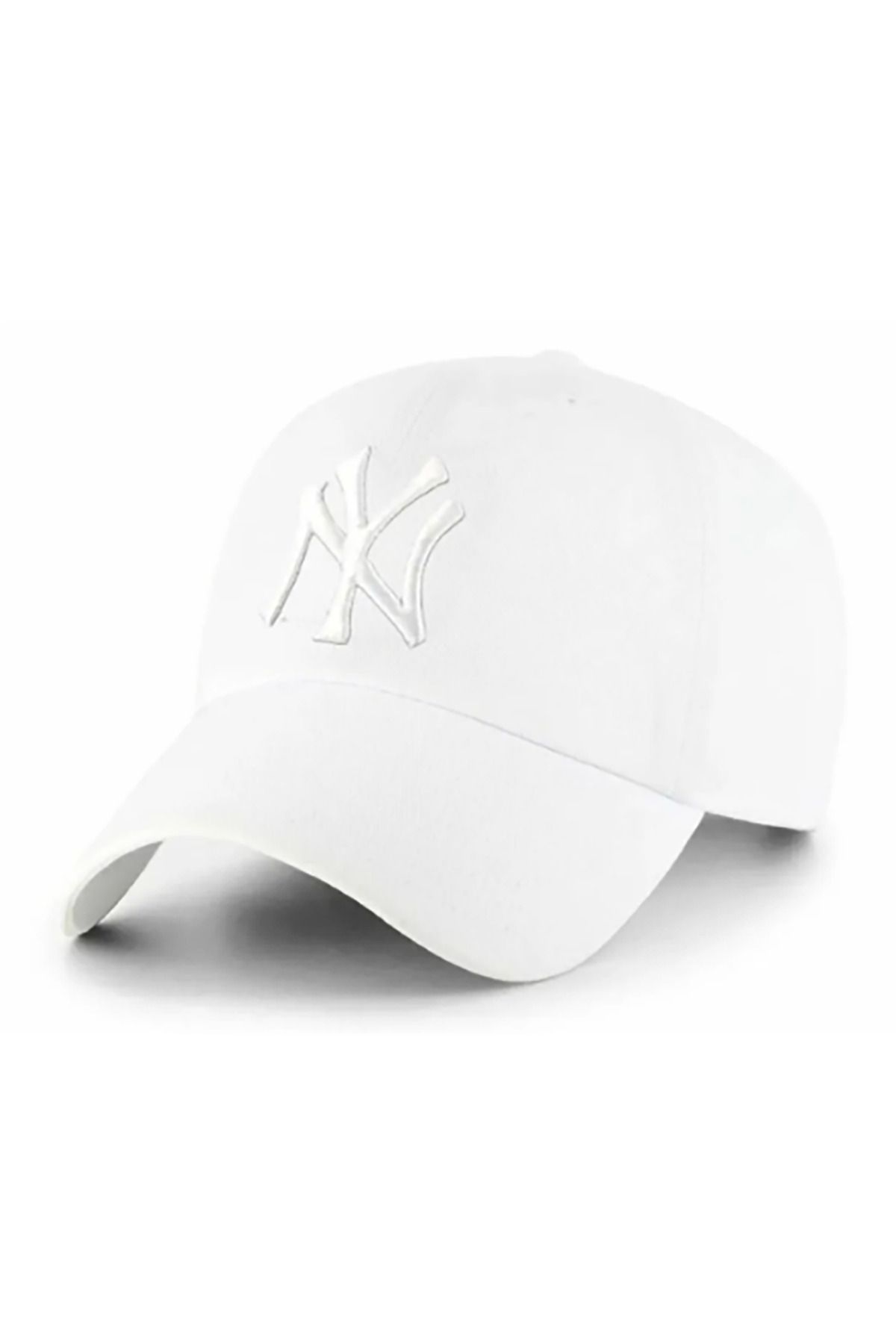 Verahed NY New York Nakış Unisex Beyzbol Beyaz Şapka Kadın Şapka Erkek Şapka Yazlık Şapka