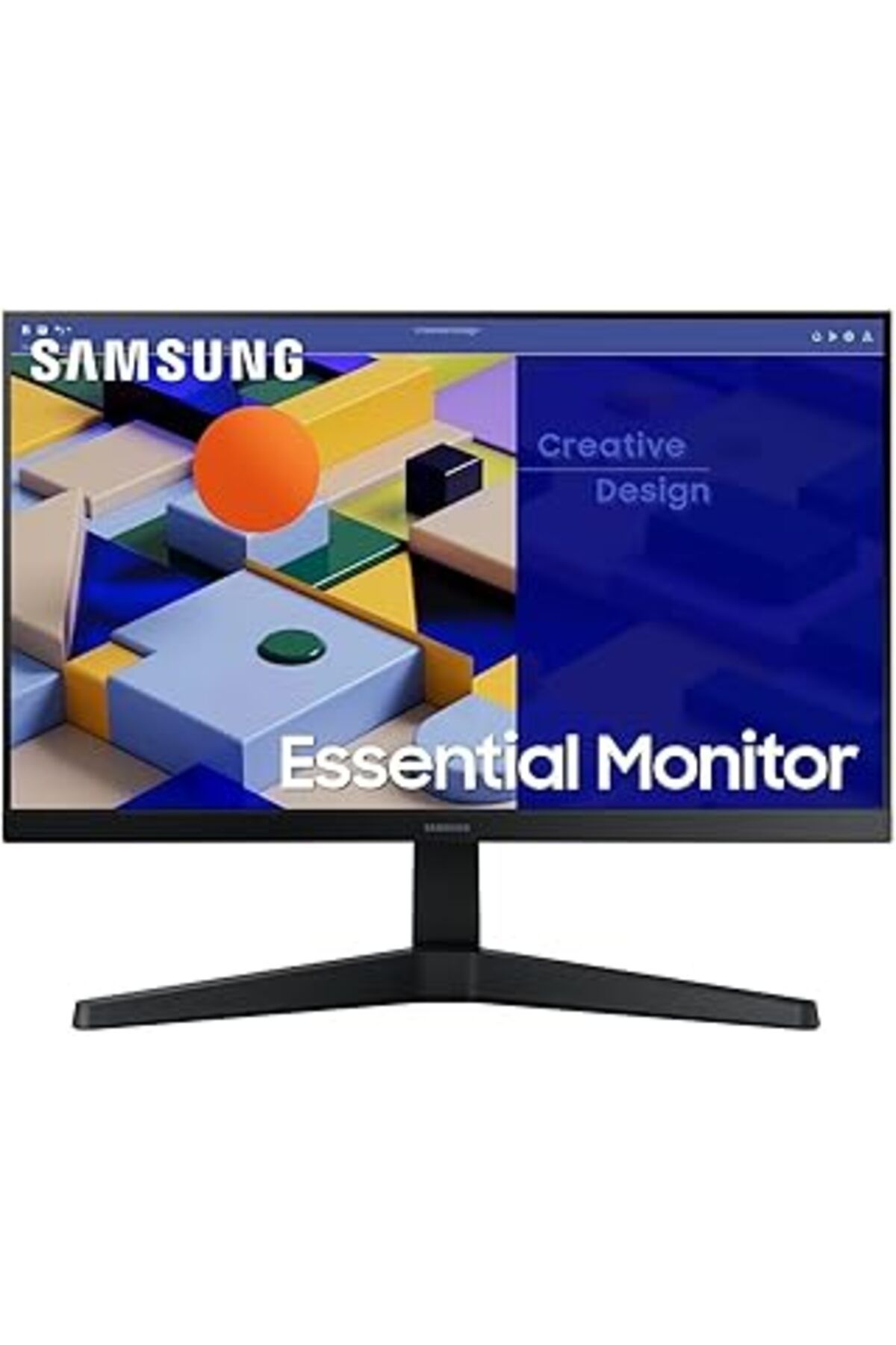 Mu Art Ahşap Samsung Essential S3 22" S31C Ls22C310Eauxuf 5Ms 75Hz Full Hd Ips Led Monitör