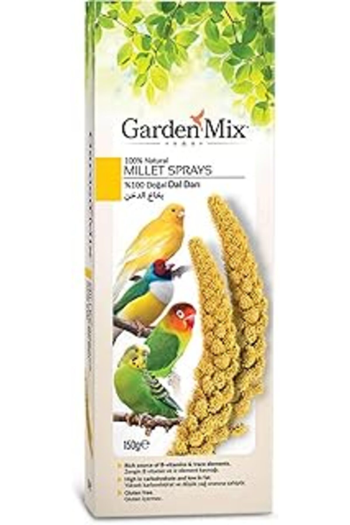 Mu Art Ahşap Gardenmix Platin Sarı Dal Darı 150 Gr