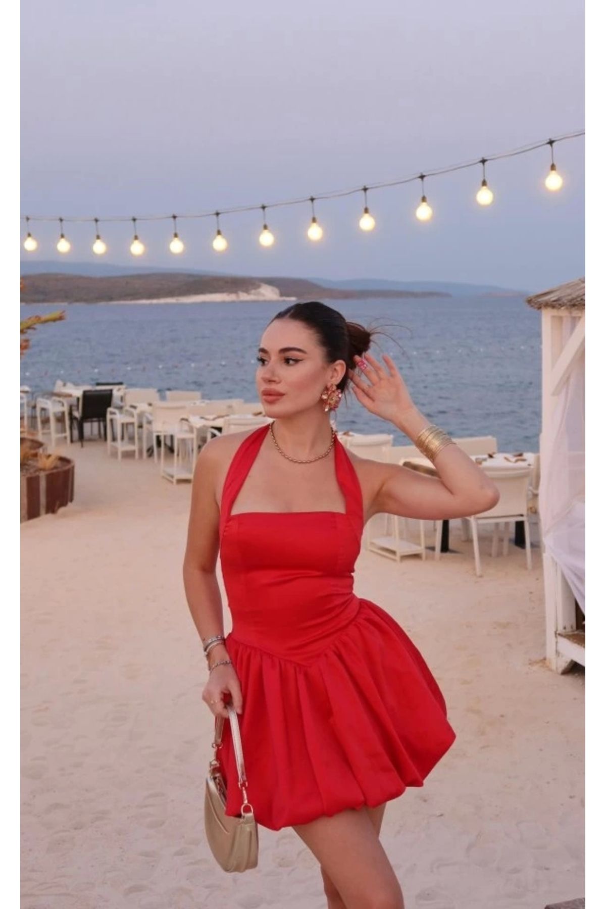 Butik Slim Mini Elbise