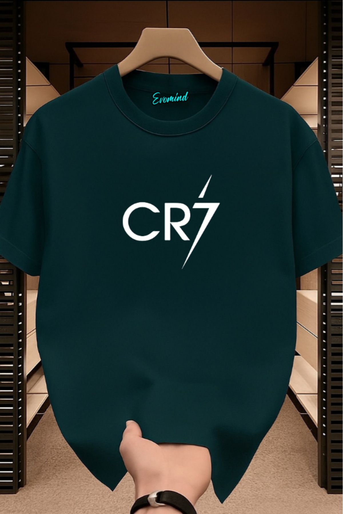 Evomind CR7 Baskılı Unisex T-shirt