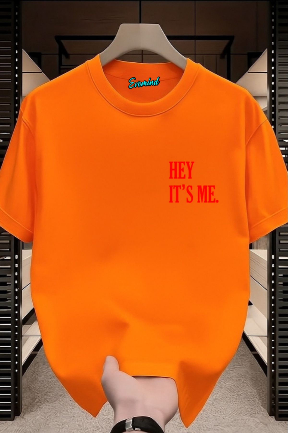Evomind Hey It's Me Baskılı Unisex T-shirt