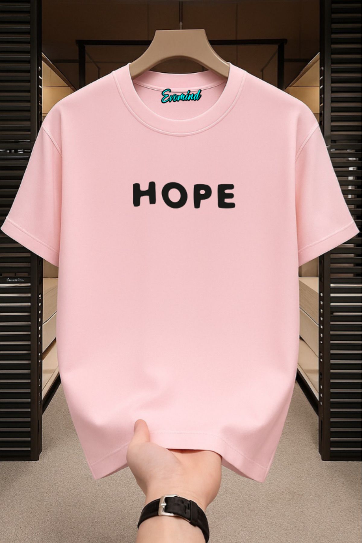 Evomind Hope Baskılı Unisex T-shirt