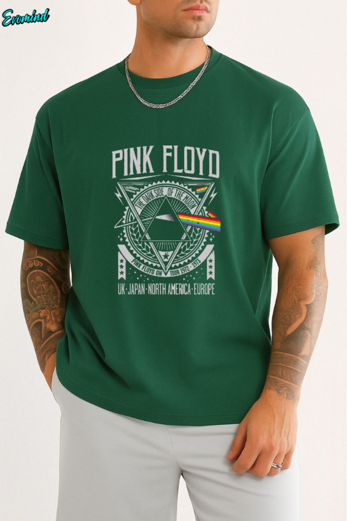 Evomind Pink Floyd Baskılı Unisex T-shirt