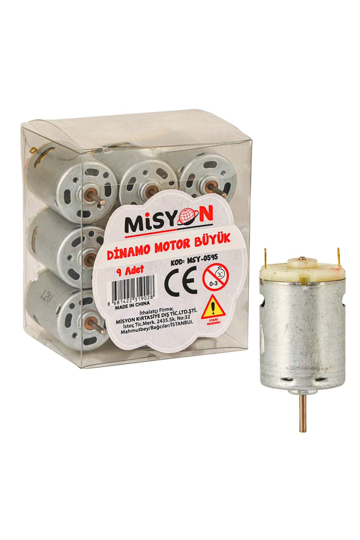 Banadabak DİNAMO MOTOR BÜYÜK MSY-0595(1 ADET FİYATIDIR)
