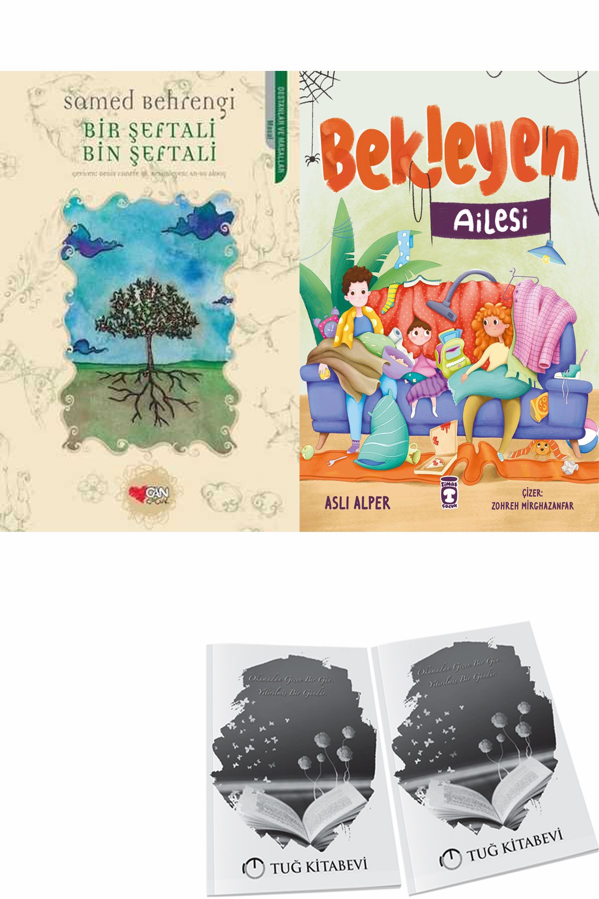 Can Yayınları Bir Şeftali Bin Şeftali ve Bekleyen Ailesi + Hediyeli