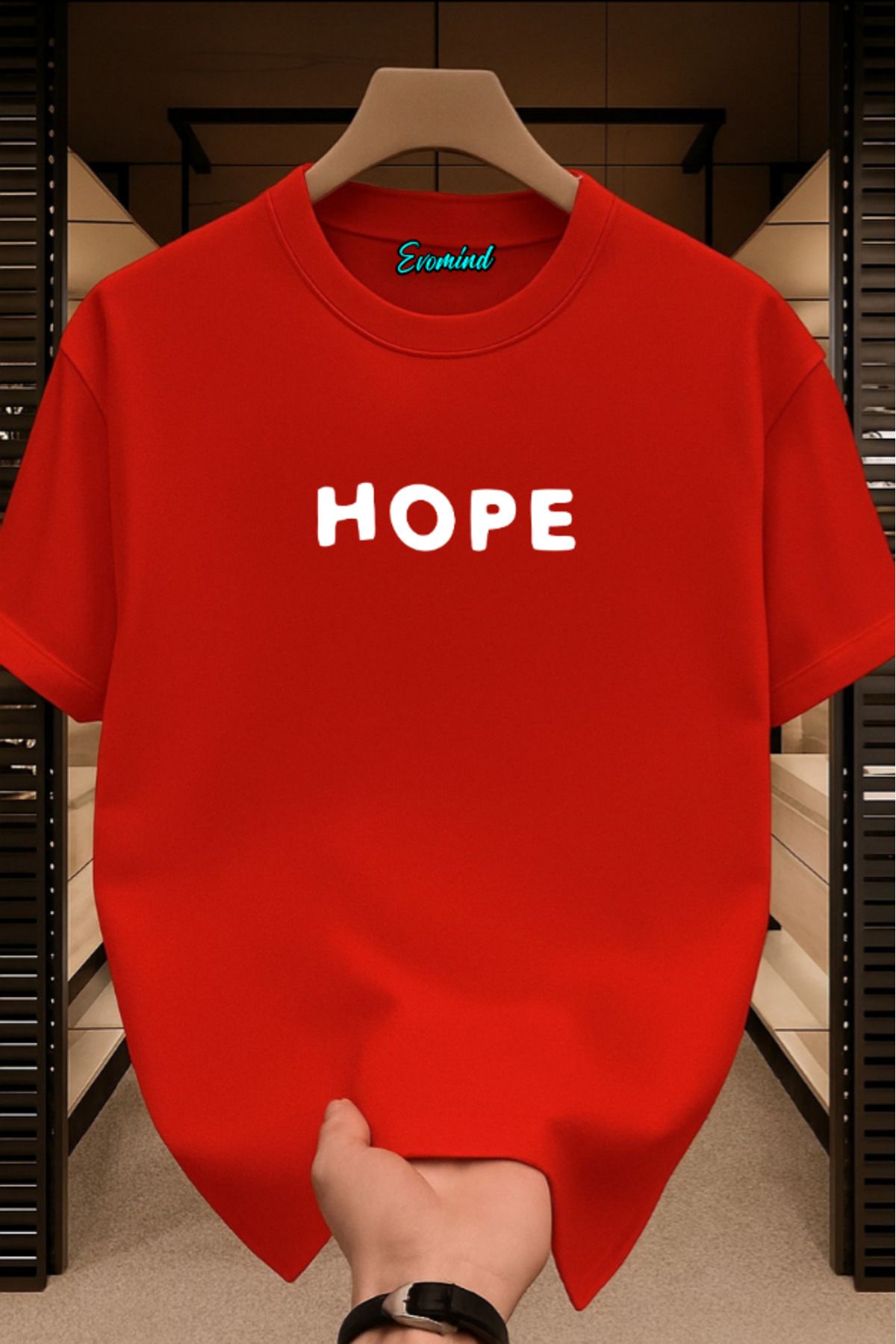 Evomind Hope Baskılı Unisex T-shirt