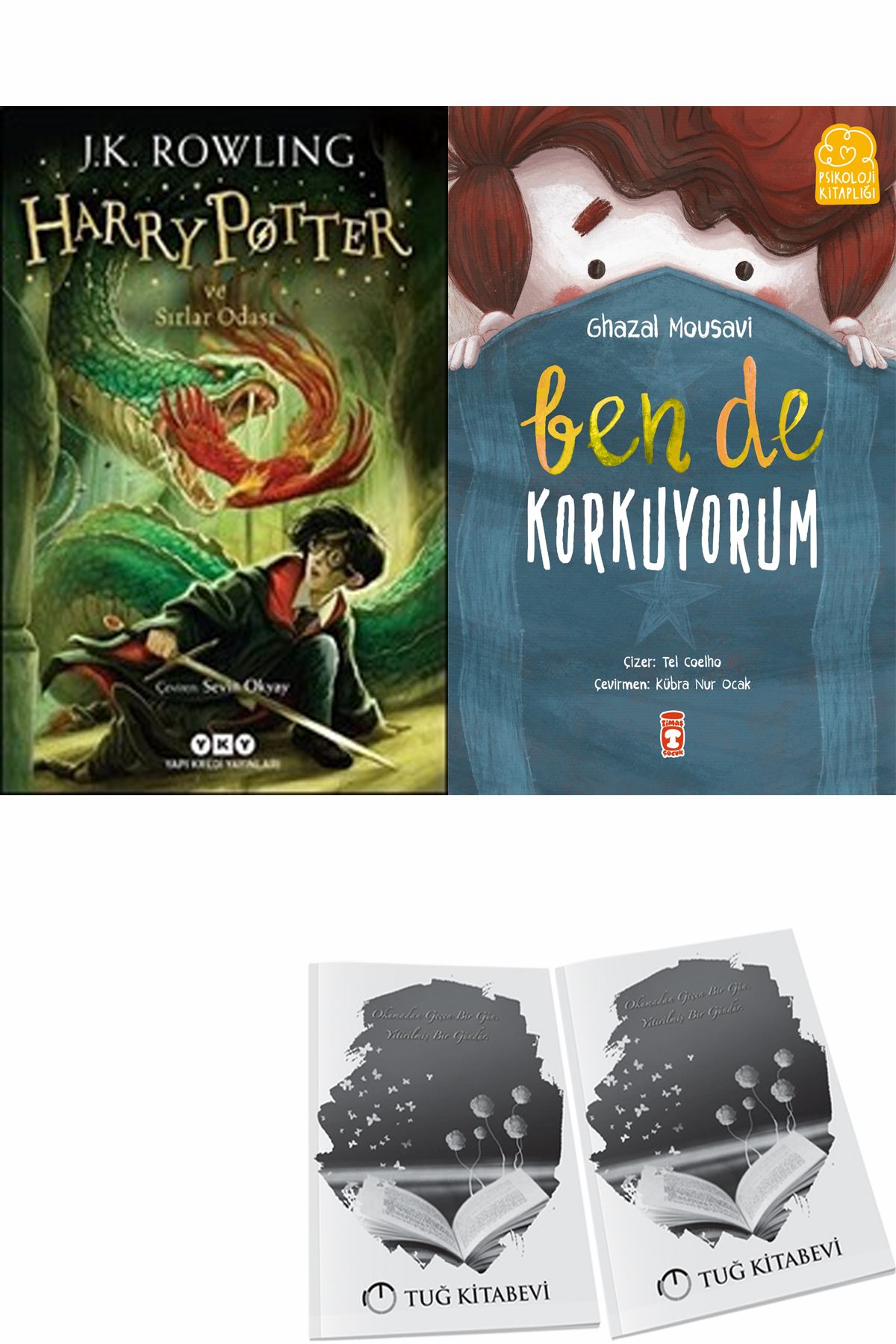 Yapı Kredi Yayınları Harry Potter ve Sırlar Odası ve Ben de Korkuyorum + Hediyeli