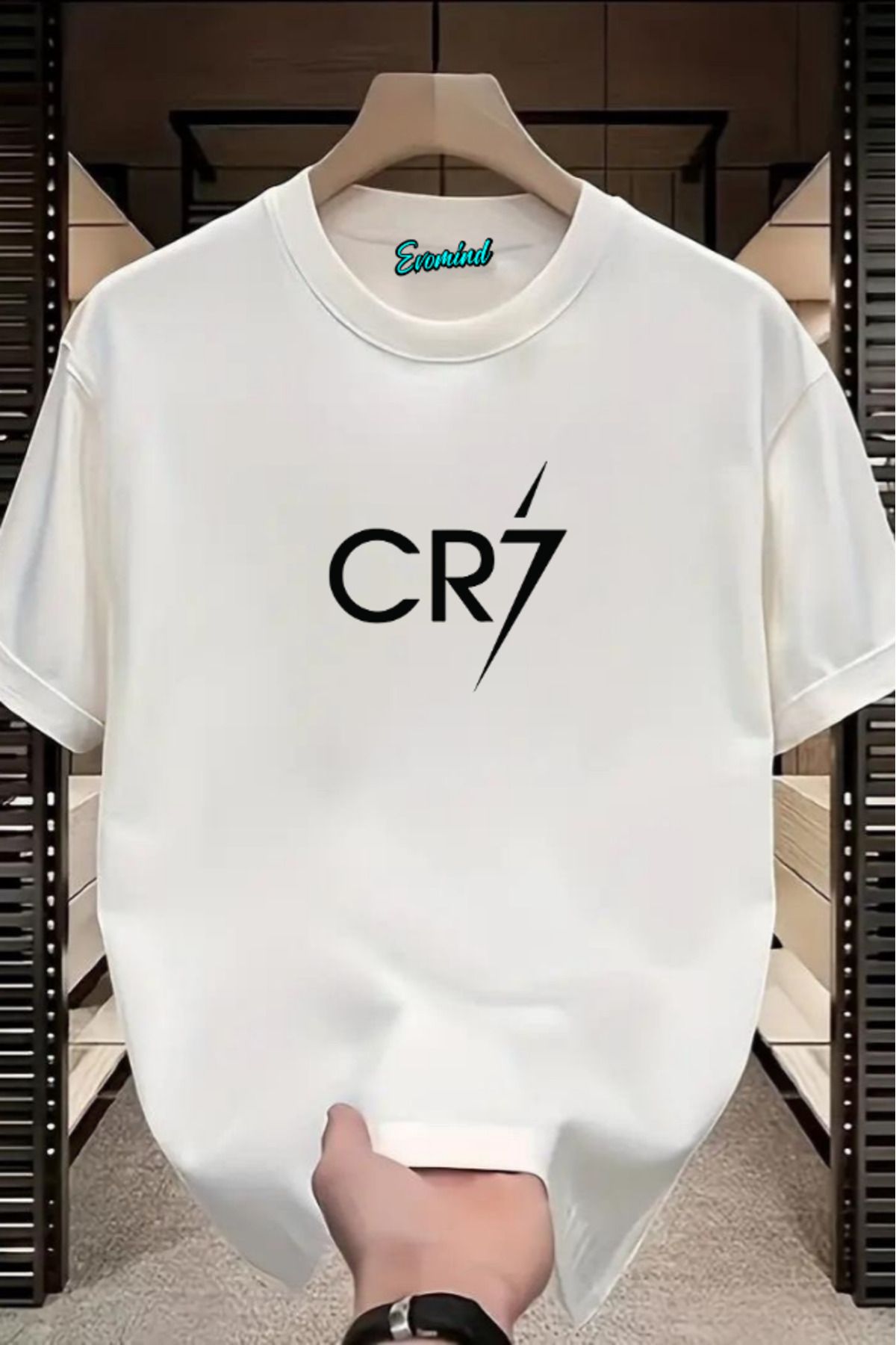 Evomind CR7 Baskılı Unisex T-shirt