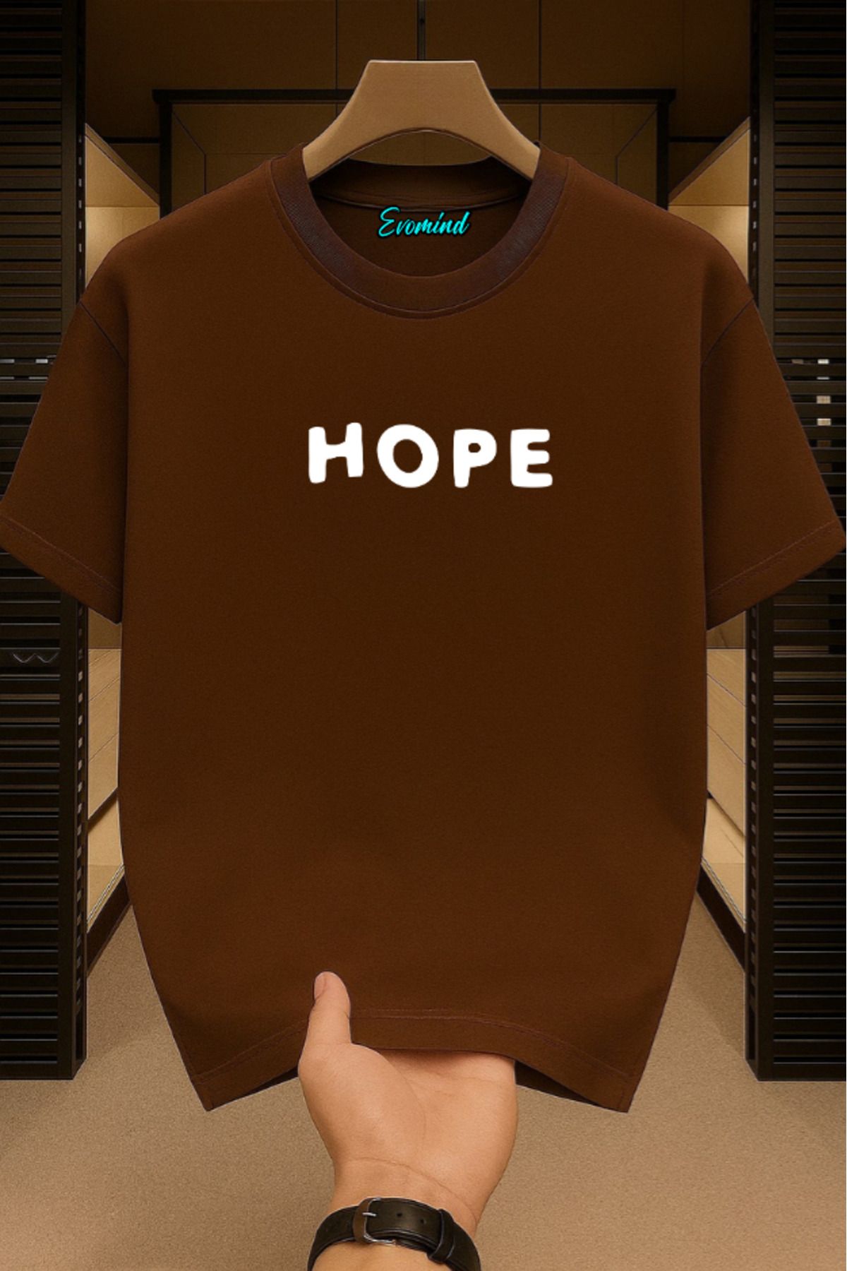 Evomind Hope Baskılı Unisex T-shirt