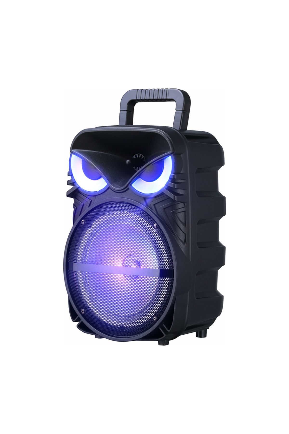 Megafox Teknoloji Zore PK-17 FM Radyolu Mikrofonlu RGB TWS 8 inç Stereo Bass Kablosuz Karaoke Hoparlör