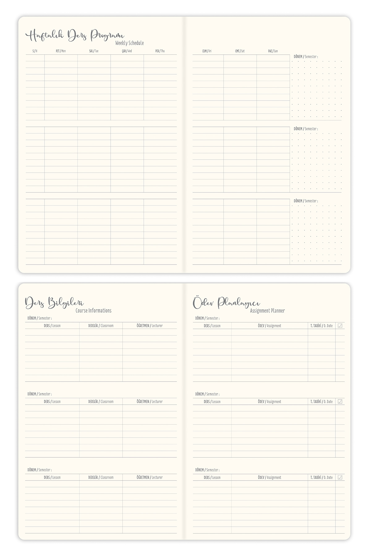 Matt Notebook-2025-2026 Ακαδημαϊκό Ατζέντα Α5 Λινό 15x21 cm - 17 Μηνιαίο Γαλακτοκόκκινο 8