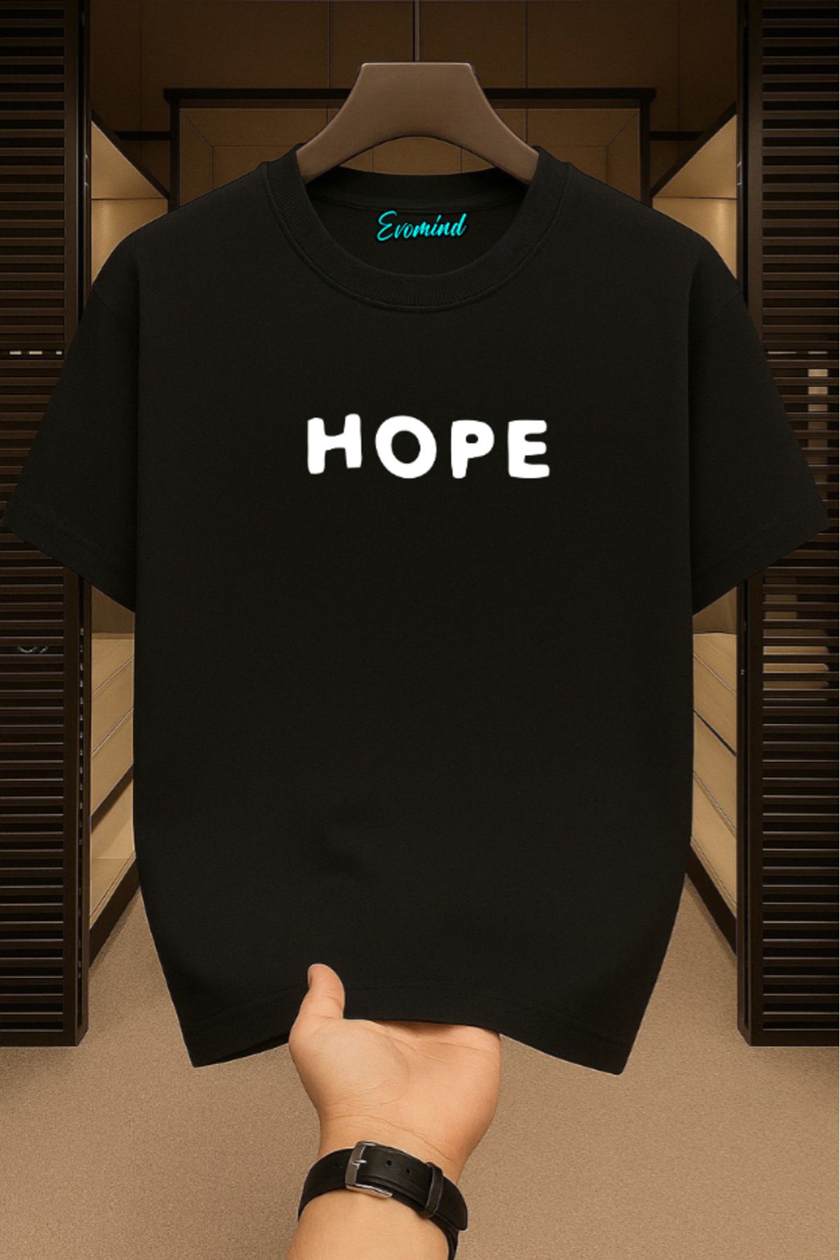 Evomind Hope Baskılı Unisex T-shirt