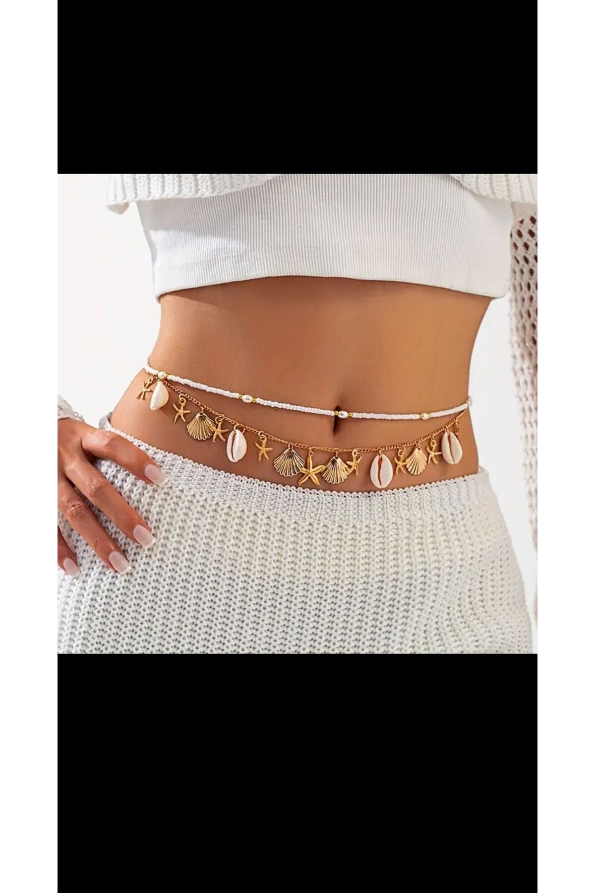 WOMEN'S WAIST CHAIN SKIRT DRESS CHAIN