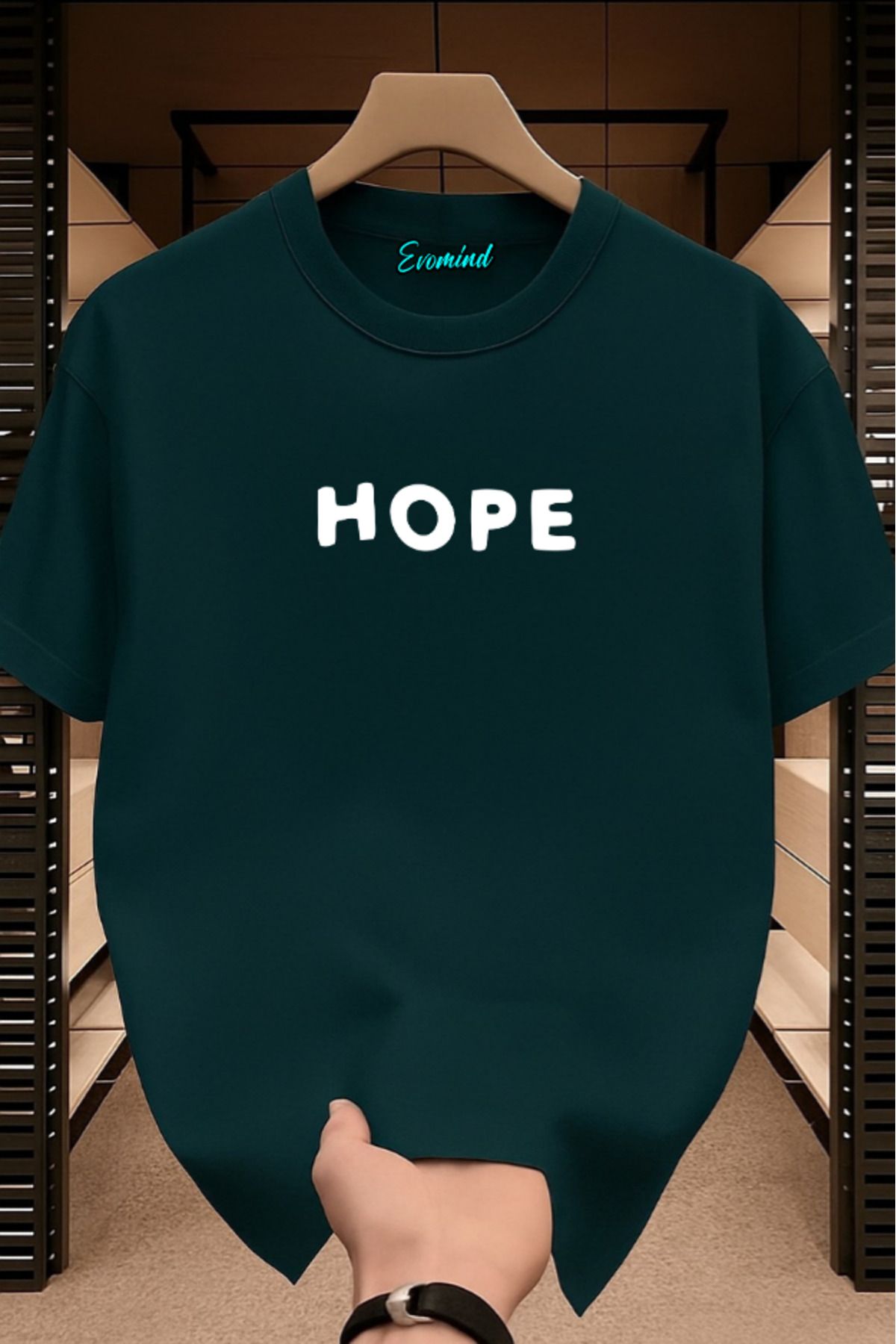 Evomind Hope Baskılı Unisex T-shirt