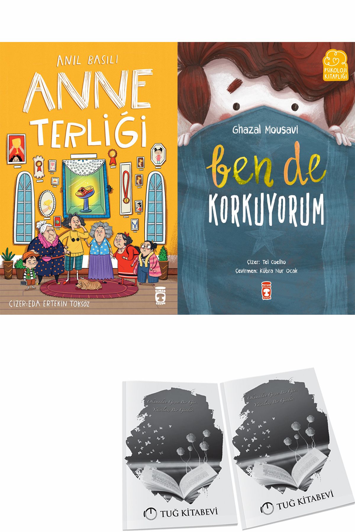 Timaş Çocuk Anne Terliği ve Ben de Korkuyorum + Hediyeli