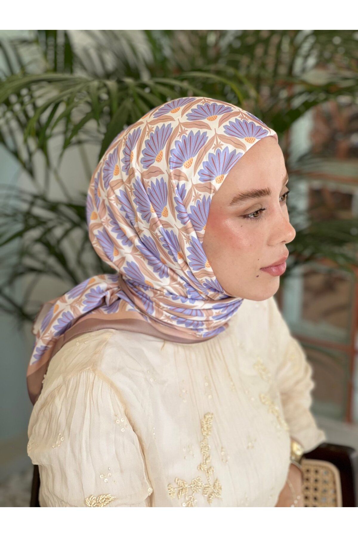 Modakaşmir Petalia Desen Tanca Eşarp
