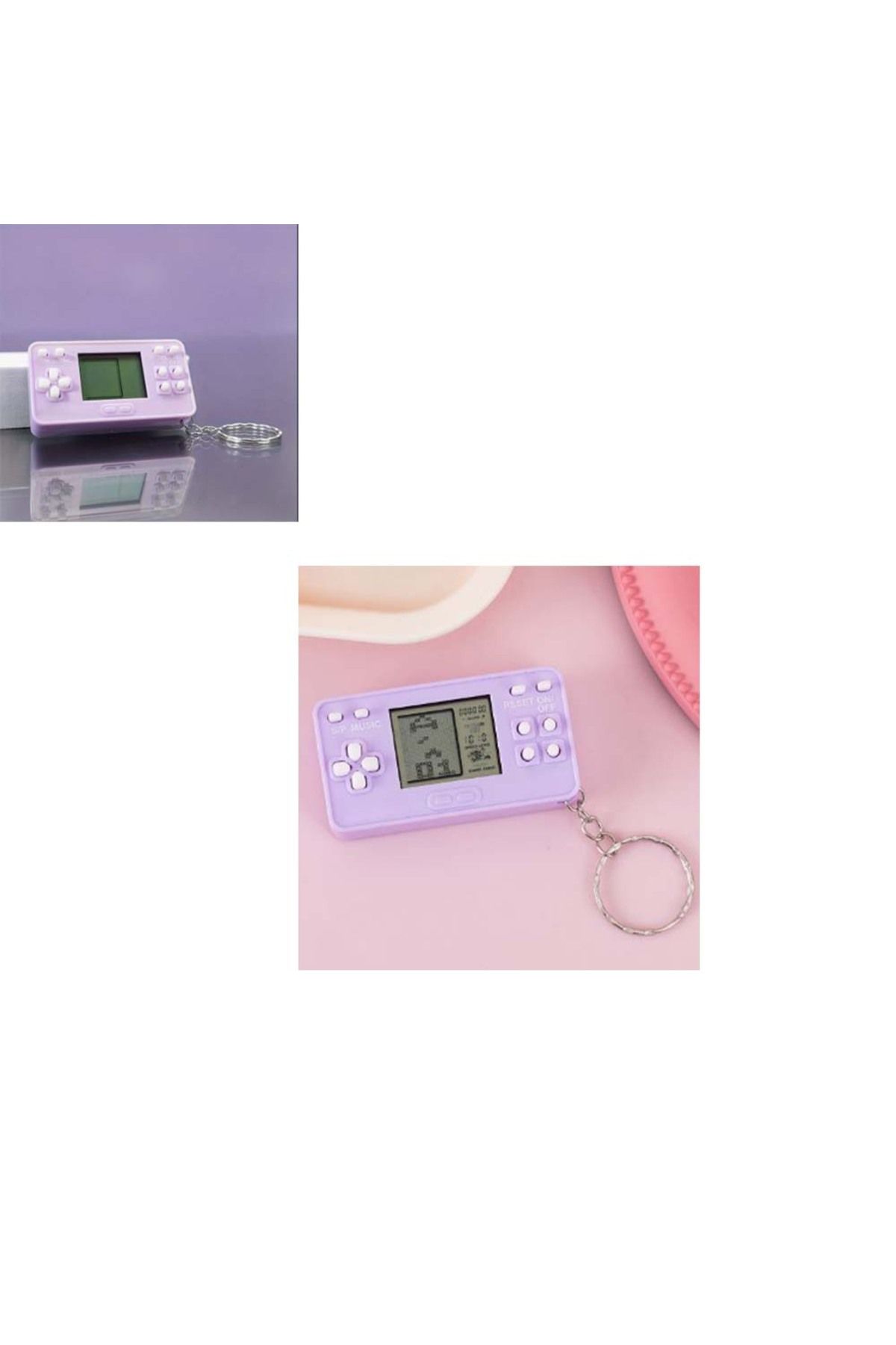 Paras Ticaret Mini Game Boy Anahtarlık Mini El Atarisi Anahtarlık (1 ADET) (EBAT: 6,1 cm x 3,3 cm x 1,4 cm)