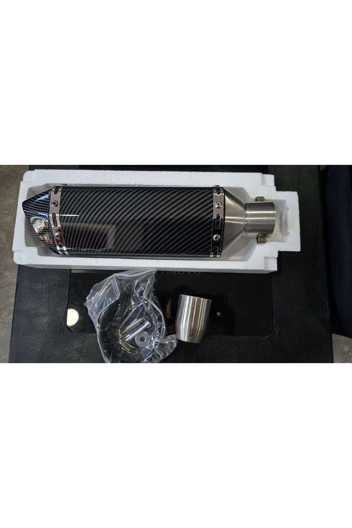 setmoto KARBON DESEN AKREP EGZOS - SUSTURUCULU - LOGOSUZ