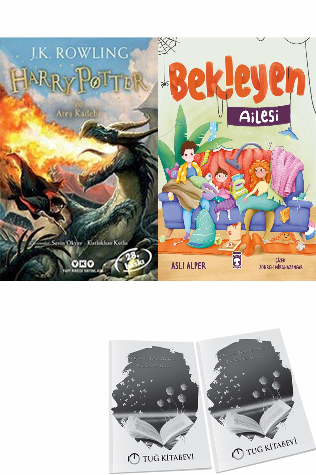 Yapı Kredi Yayınları Harry Potter ve Ateş Kadehi ve Bekleyen Ailesi + Hediyeli