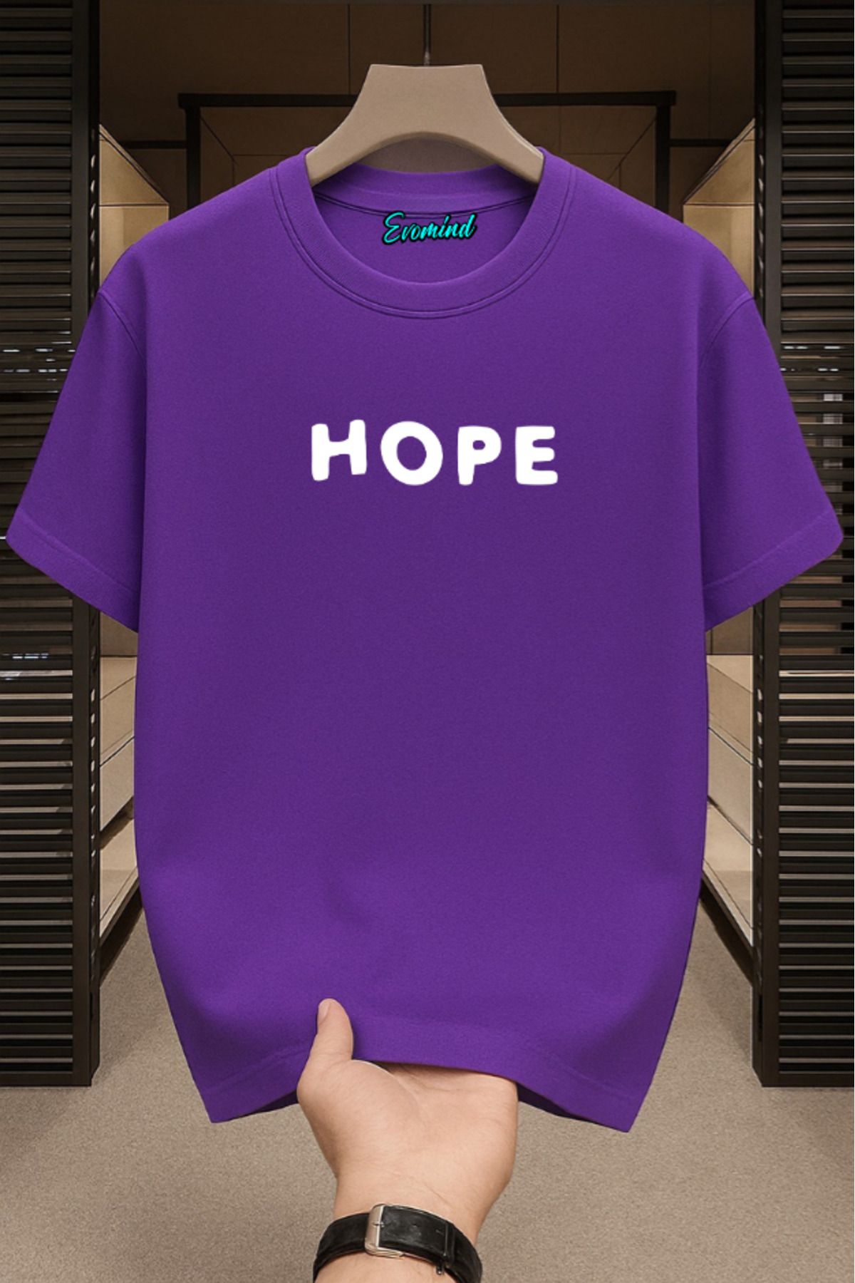Evomind Hope Baskılı Unisex T-shirt