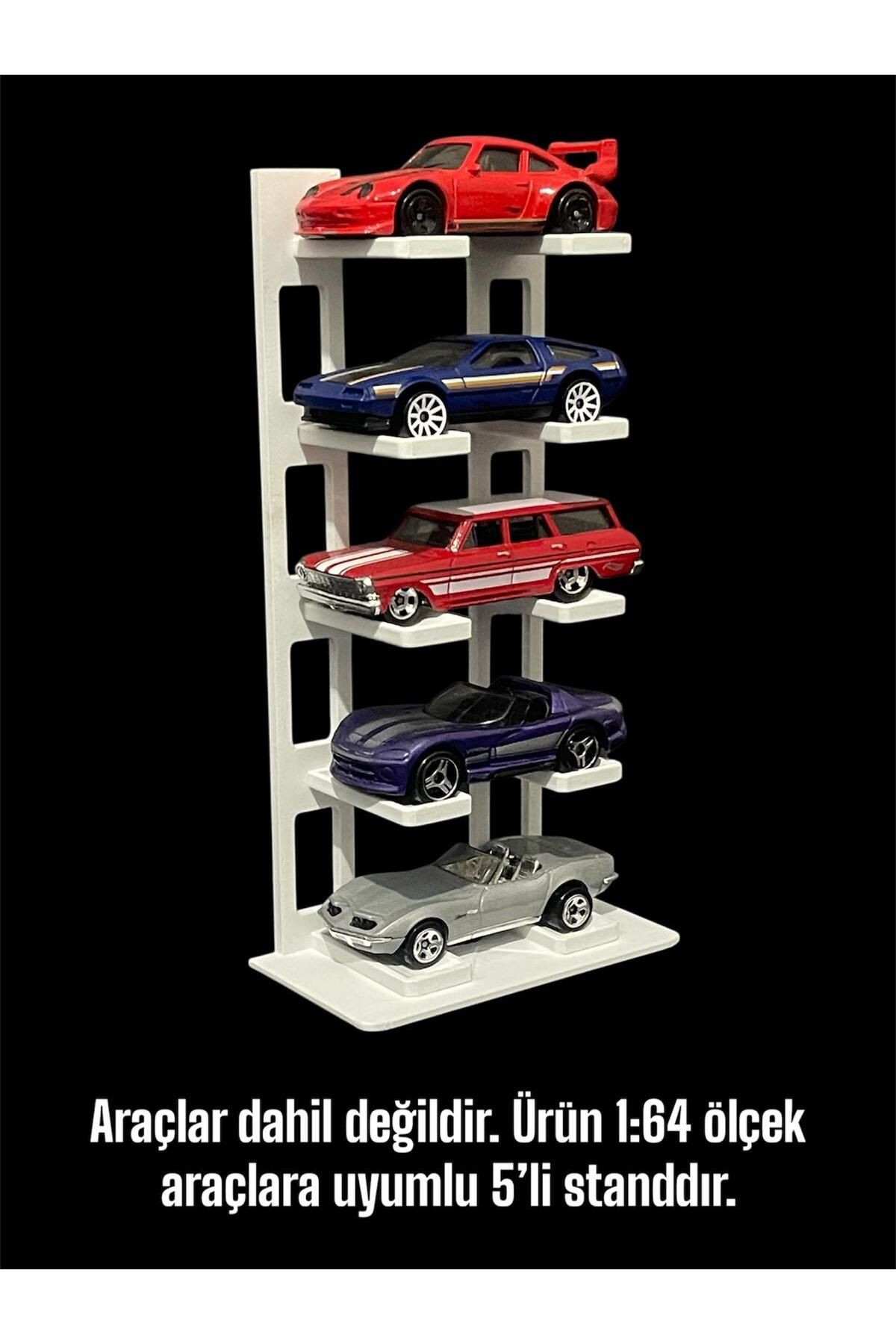 KARAHASANOĞLU MAKİNE 5 Katlı 1:64 Ölçek Araçlarla Uyumlu Masaüstü Stand