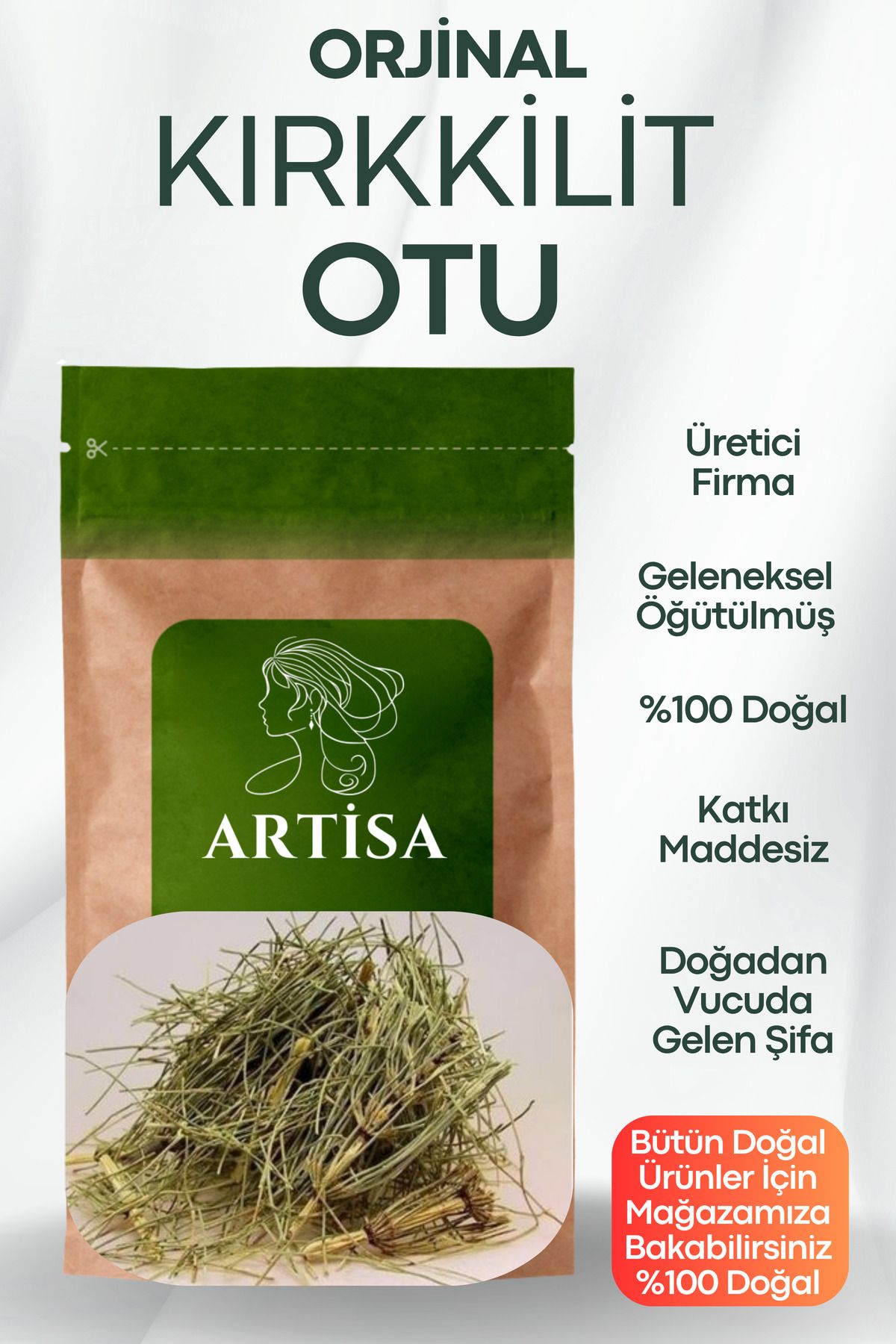 Artisa Doğal KırkKilit Otu 500 gr ( Taze Mahsül, Katkısız, Ekonomik )