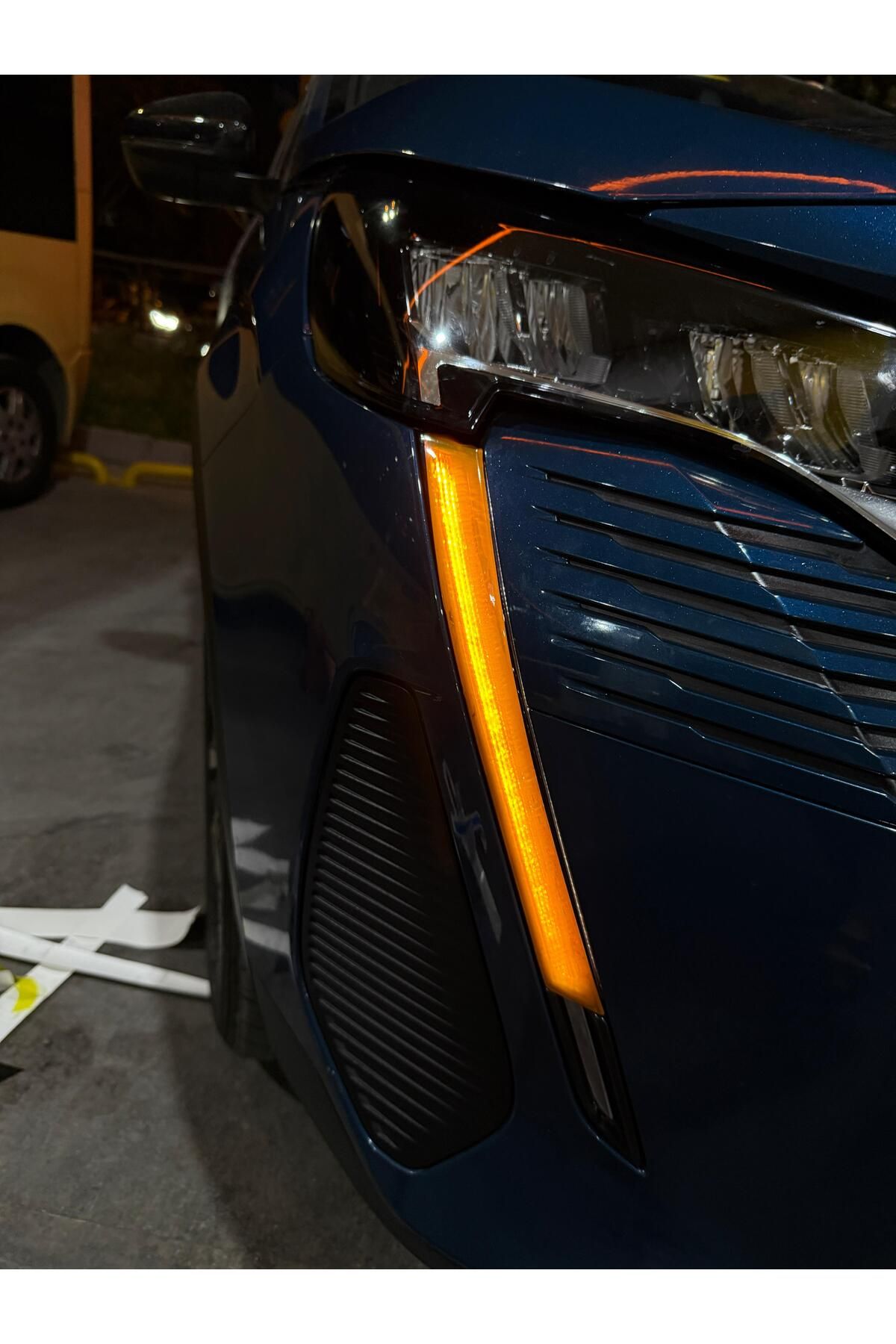 Peugeot 3008 Far Sticker Set Turuncu