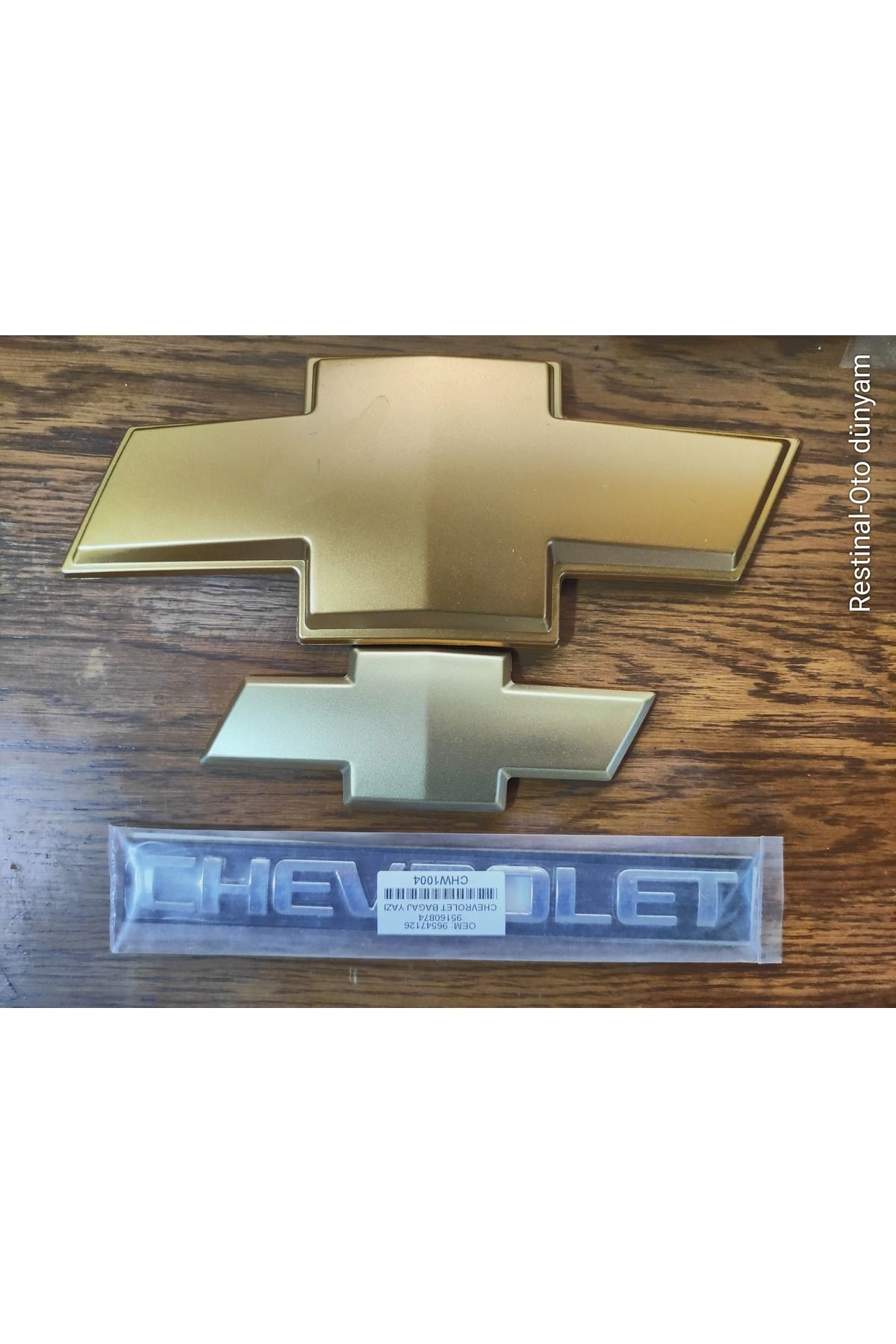 restinal Chevrolet CAPTİVA c100 ön arması + captiva bagaj arması + chevrolet yazı 3adet set captiva 2007-2011