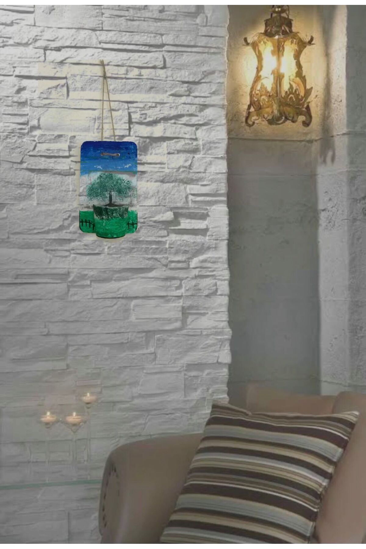 SEZSAN HOME Ağaç Temalı Bahçe Duvar Dekoru
