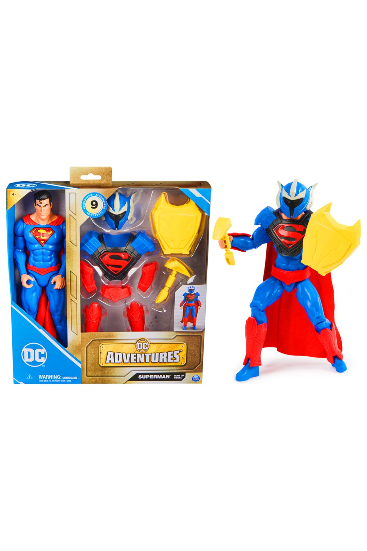 Banadabak MASTER DC ADVENTURES SUPERMAN 6067957 AKSİYON FİGÜR SET 4+(1 ADET FİYATIDIR)