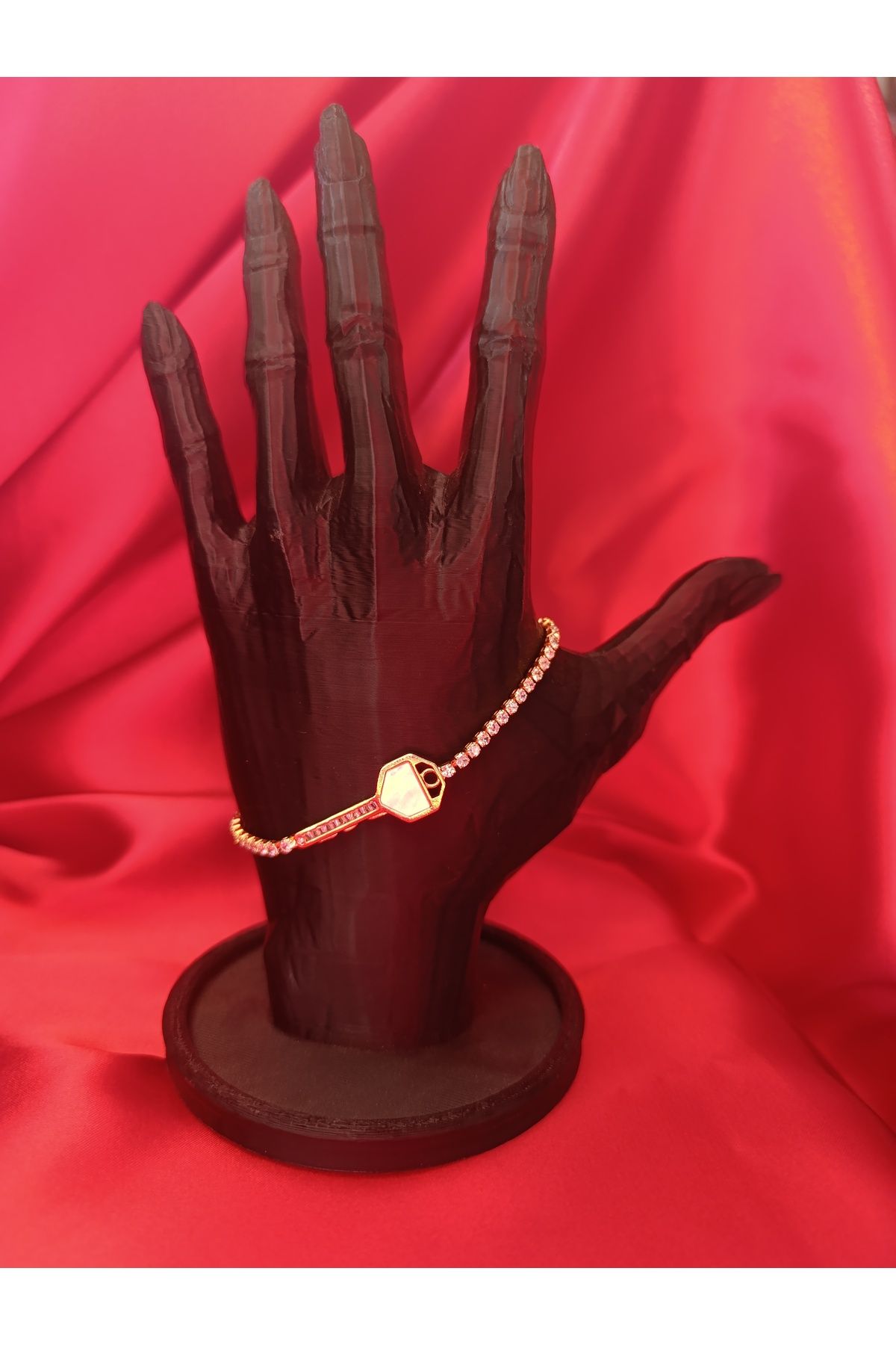 Store ÇELİK ANAHTAR DETAYLI GOLD RENK BİLEKLİK
