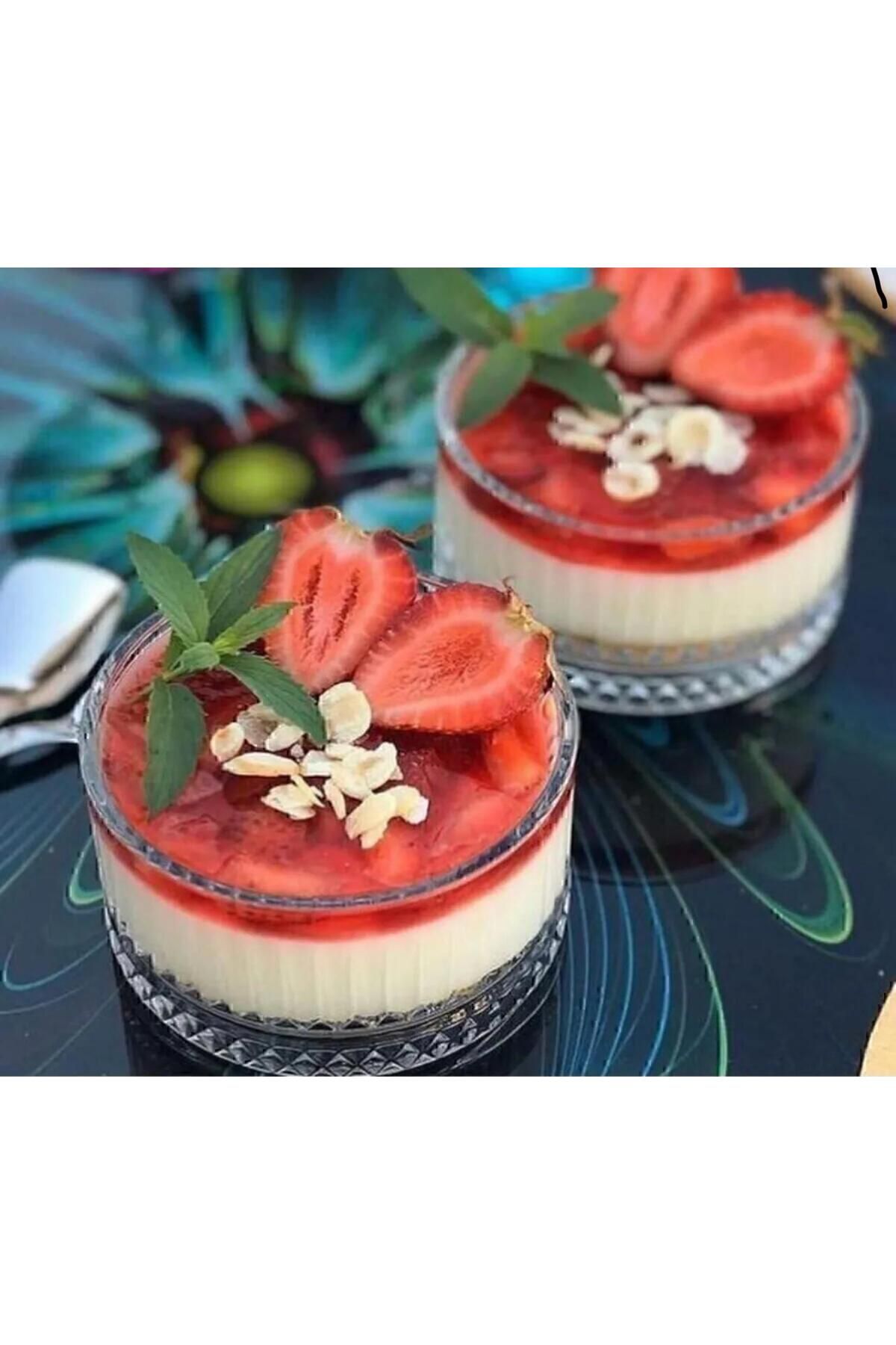 MERTİVAS 🍓 6'lı Kristal Desenli Mini Kase Seti Elysia görünüm - çerezlik reçellik 6LI