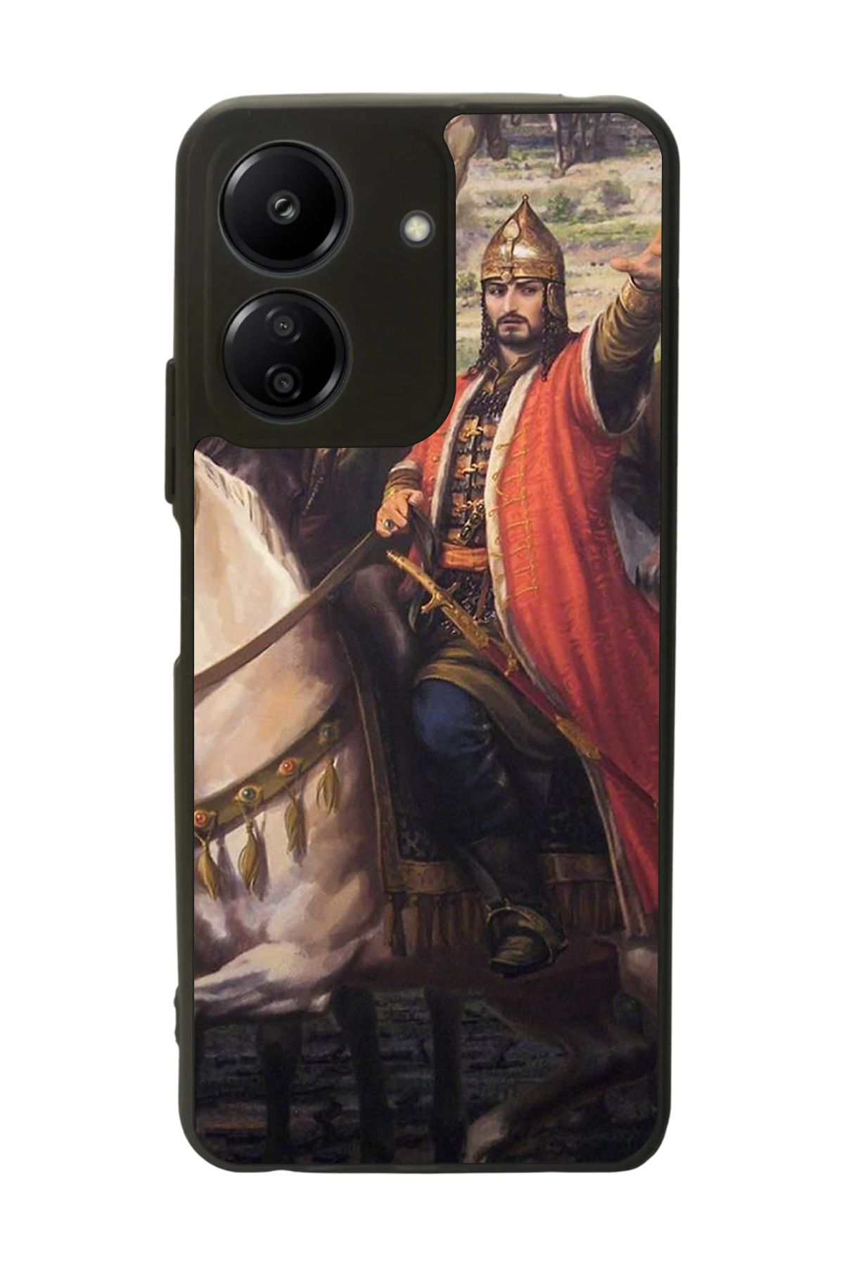 BGAKSESUAR Xiaomi Redmi 13C Uyumlu Mat Siyah Kılıf – Yumuşak Silikon, Koruyucu, Şok Emici Kapak