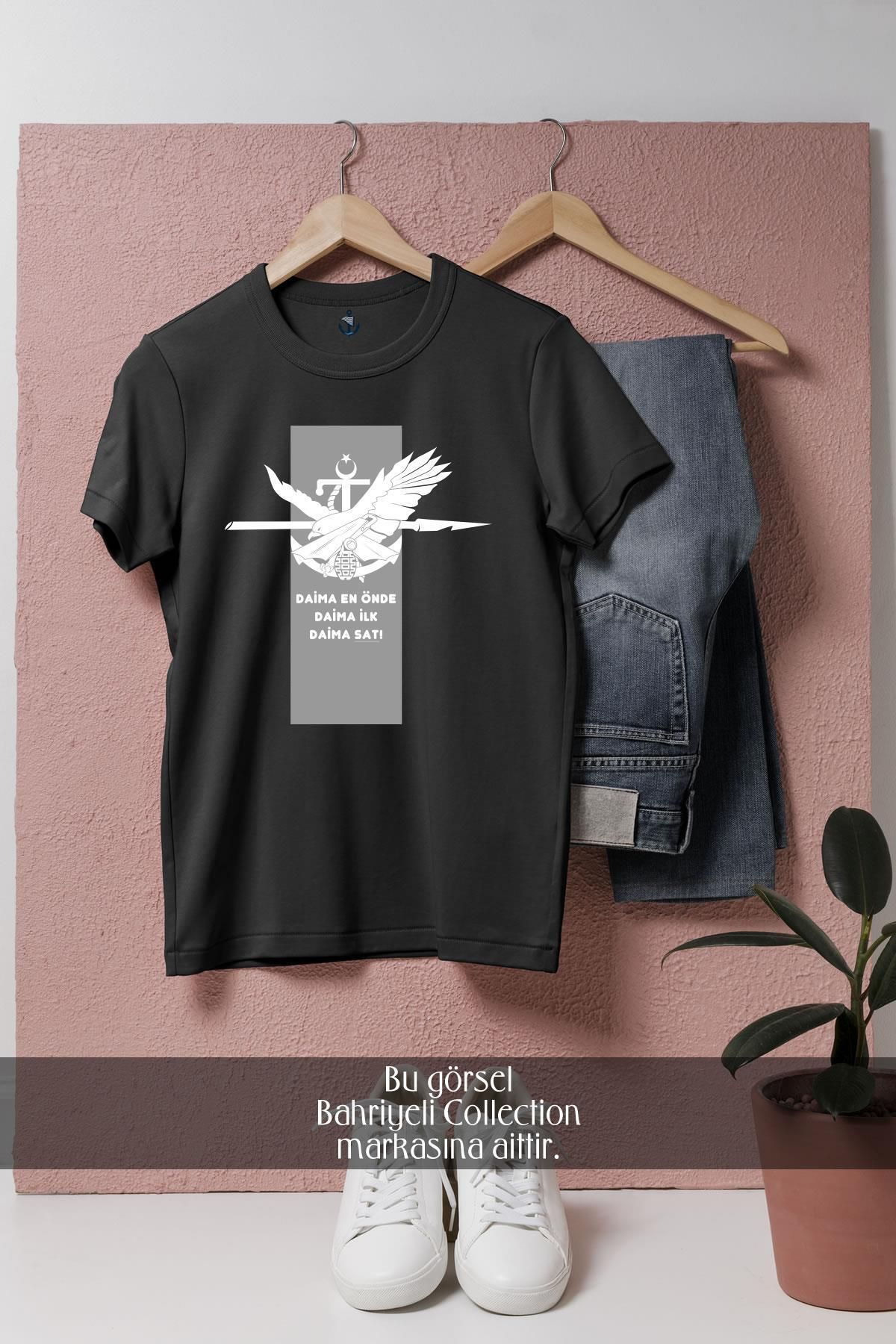 Bahriyeli Collection Oversize Sat - Sualtı Taaruz Komandosu - Daima Sat Tasarımlı Unisex T-Shirt