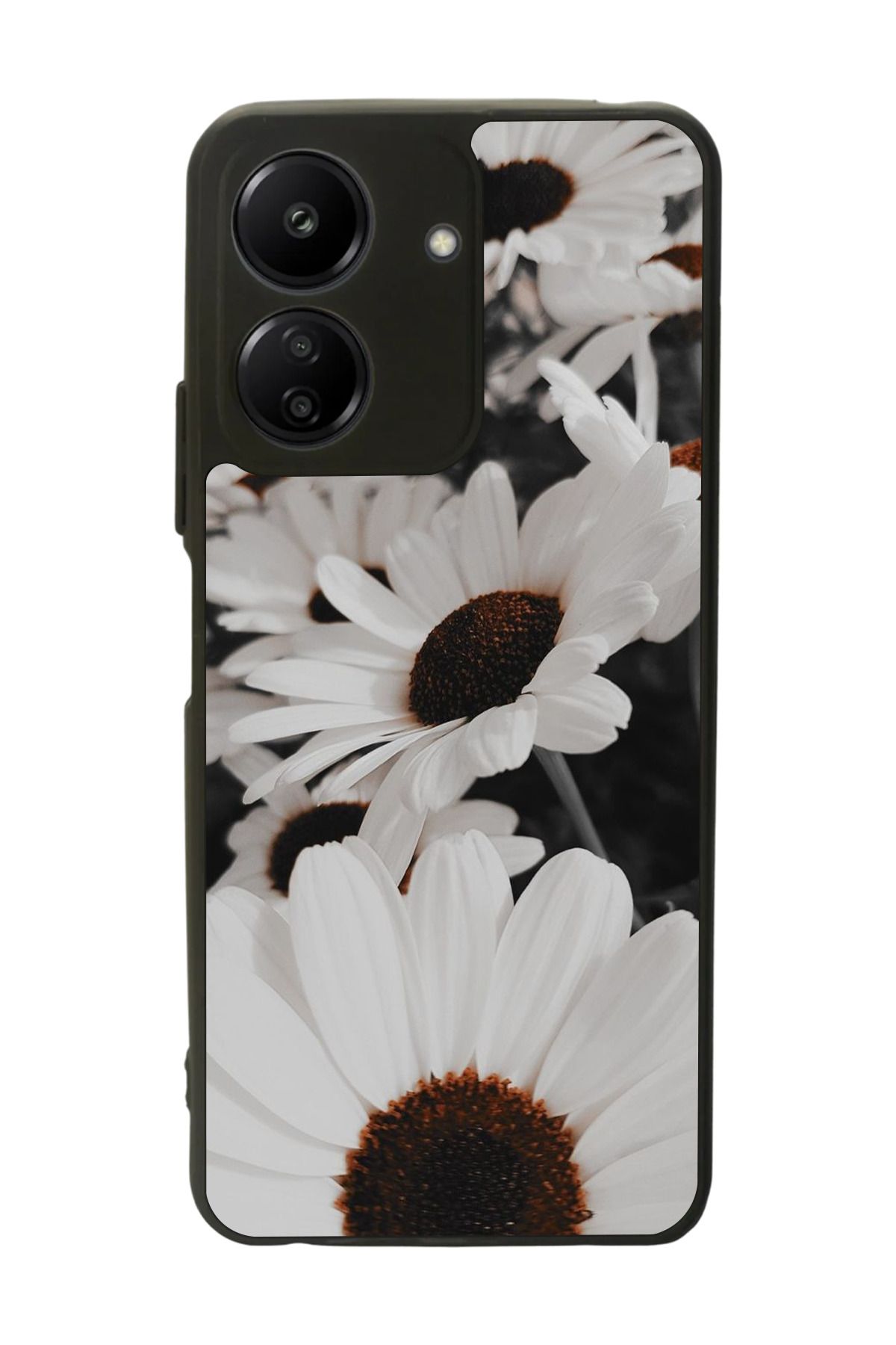 BGAKSESUAR Xiaomi Redmi 13C Uyumlu Mat Siyah Kılıf – Yumuşak Silikon, Koruyucu, Şok Emici Kapak