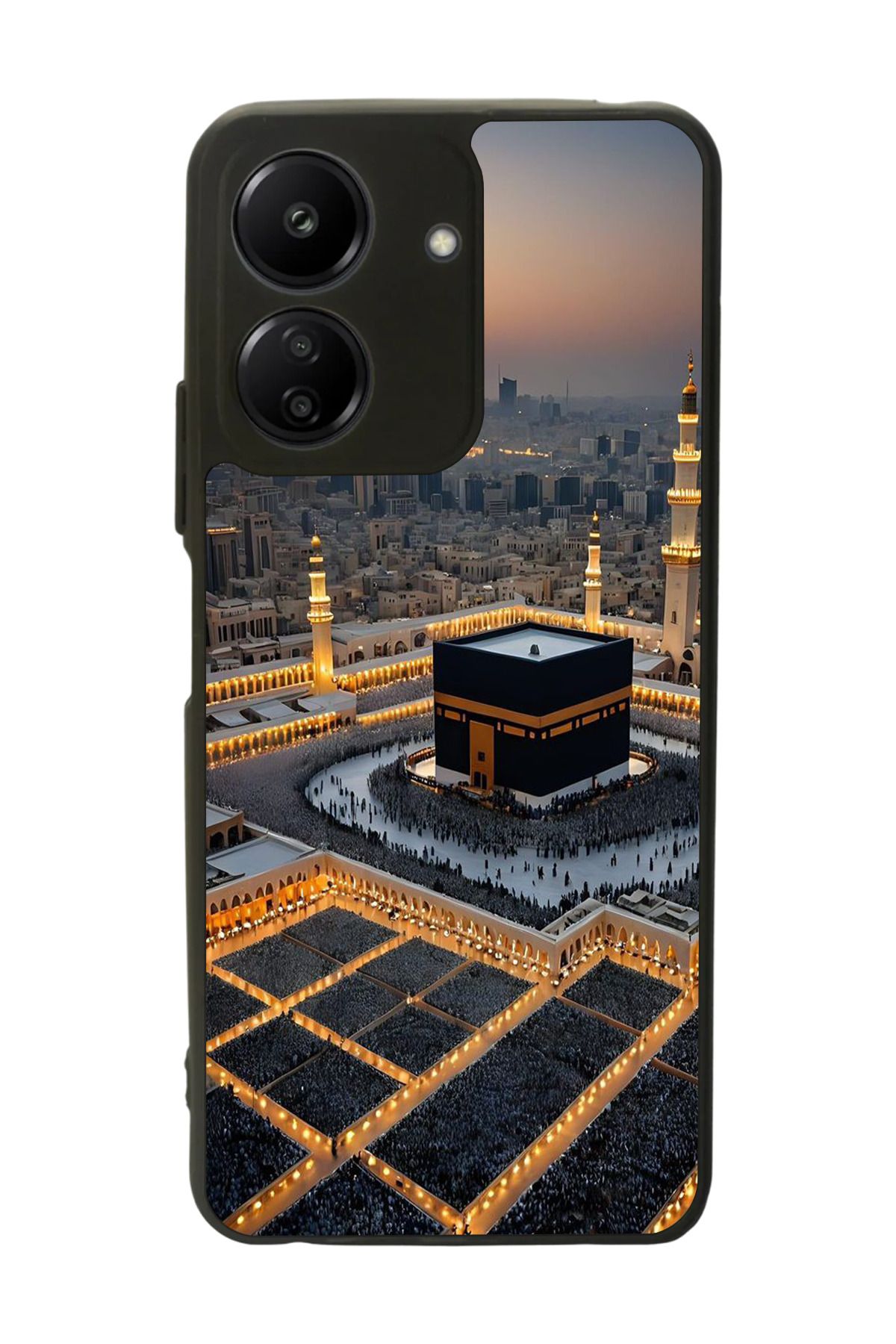 BGAKSESUAR Xiaomi Redmi 13C Uyumlu Mat Siyah Kılıf – Yumuşak Silikon, Koruyucu, Şok Emici Kapak