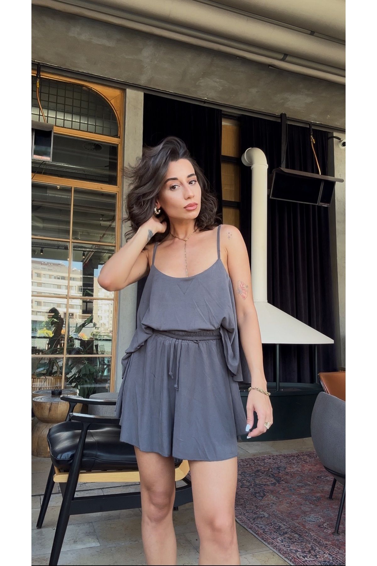 SANX Bluz Şort Takım