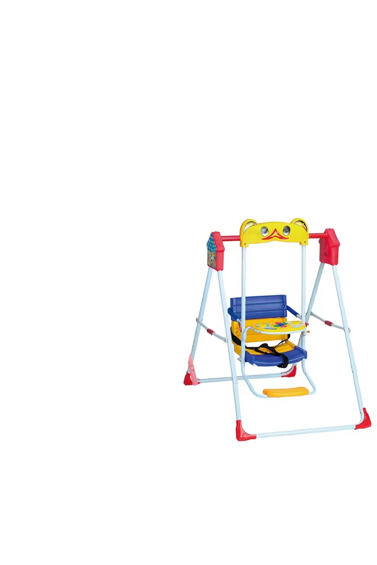 أرجوحة الأطفال First Step قابلة للطي، وموسيقية، ومصممة للسلامة