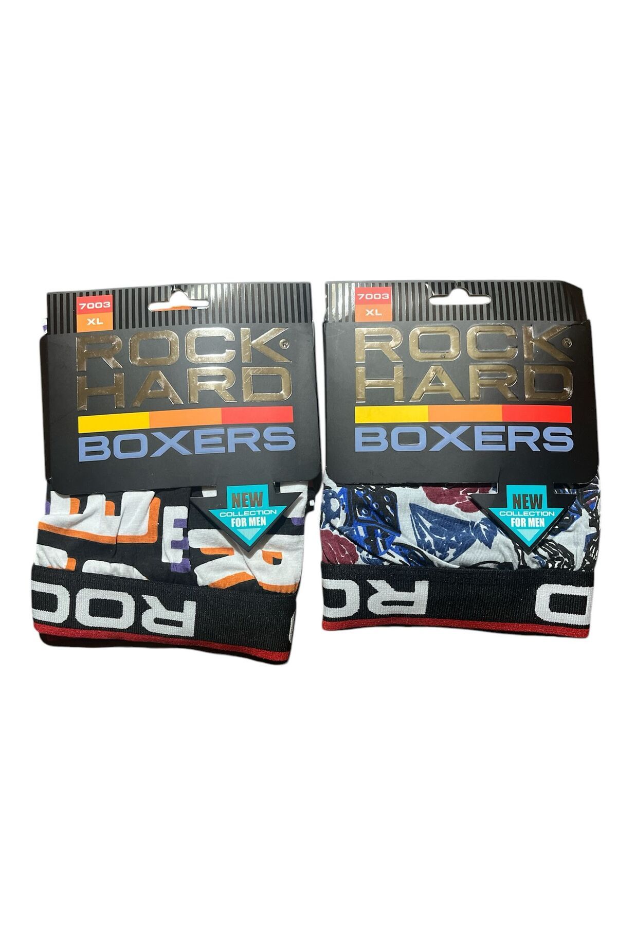 4GEN Rock Hard Desenli Erkek Boxer 2'li Paket