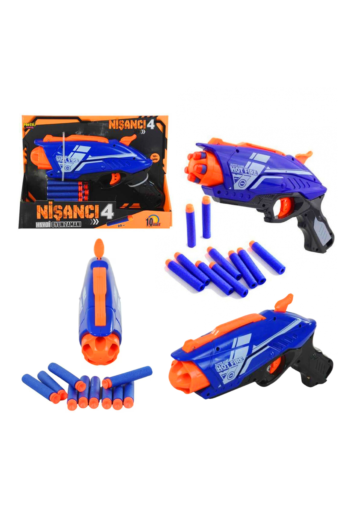 Genel Markalar NİŞANCI 4 6262 SÜNGER TABANCASI 10 MERMİ 12+(1 ADET